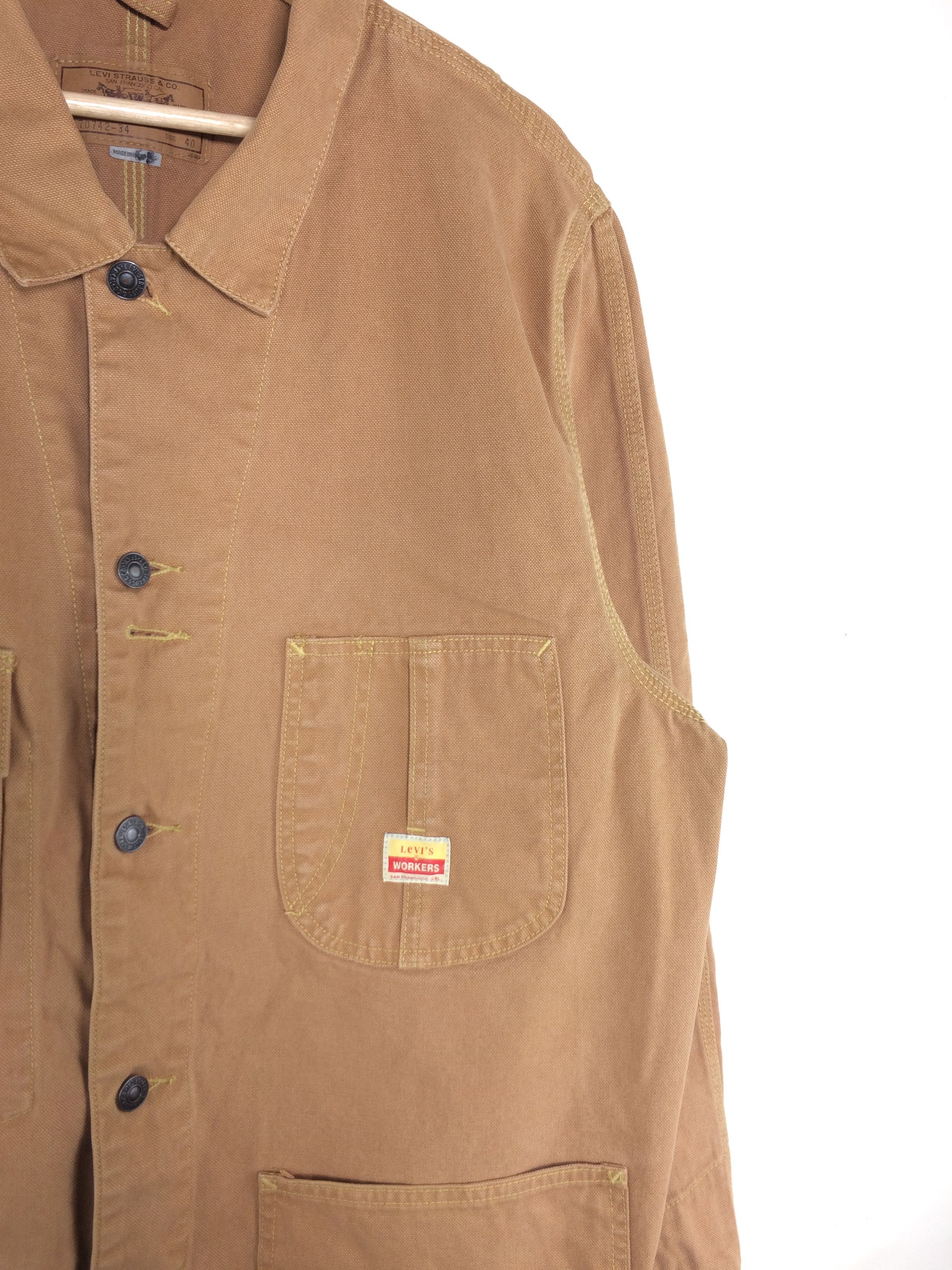 Levi's × Vintage Vintage Levi's Duck Canvas Workwear Barn Chore Jacket Size US M / EU 48-50 / 2 - 6 Thumbnail