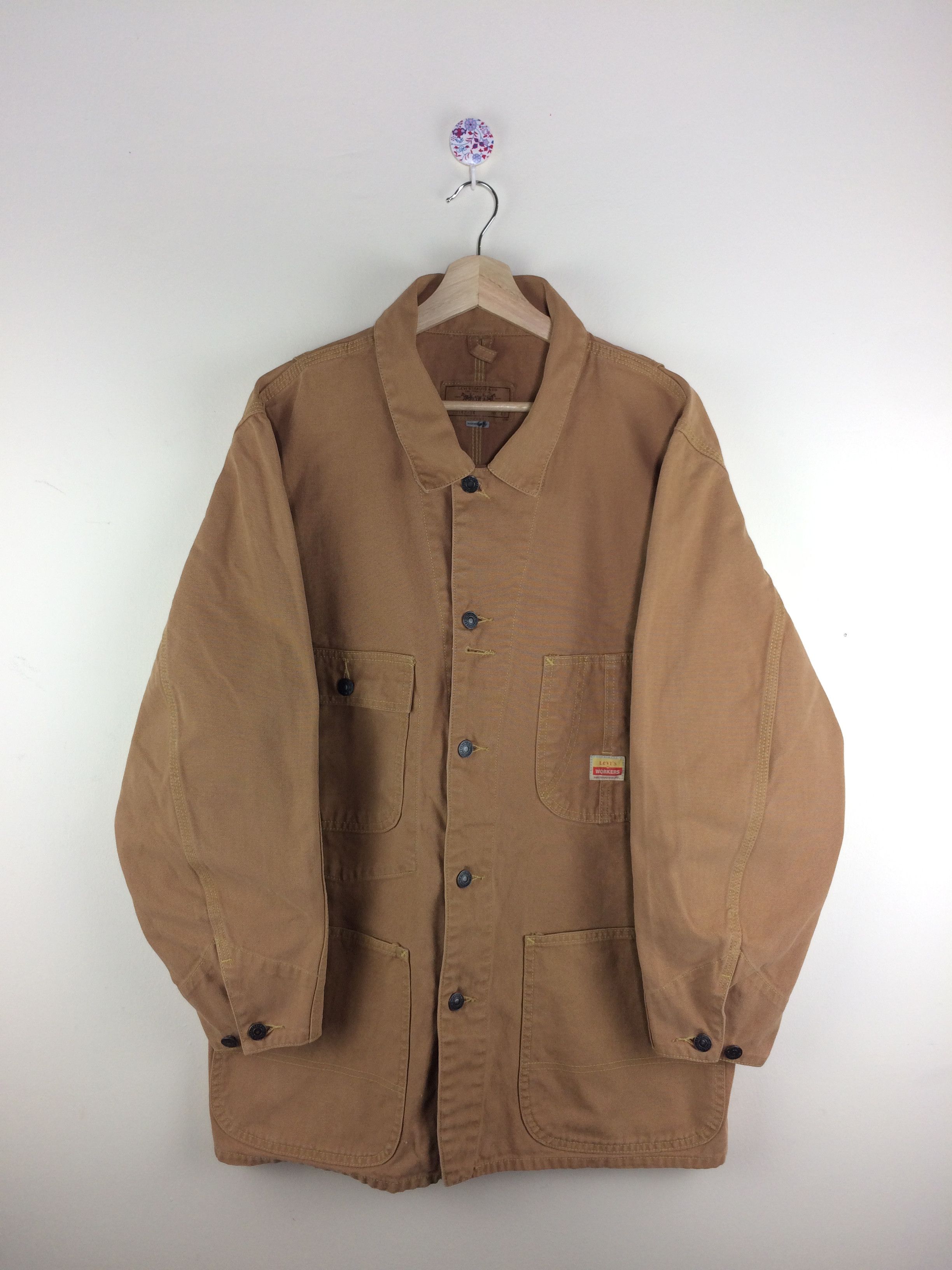Levi's × Vintage Vintage Levi's Duck Canvas Workwear Barn Chore Jacket Size US M / EU 48-50 / 2 - 2 Thumbnail