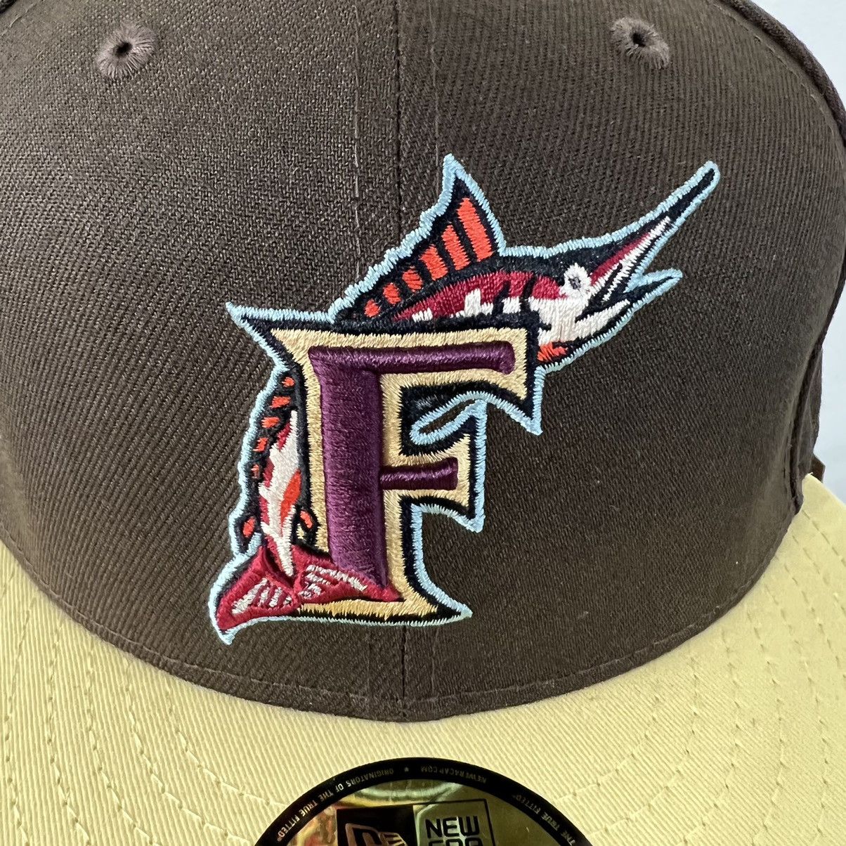 7 1/8 FamCap Florida Marlins In The Night Kitchen Brown
