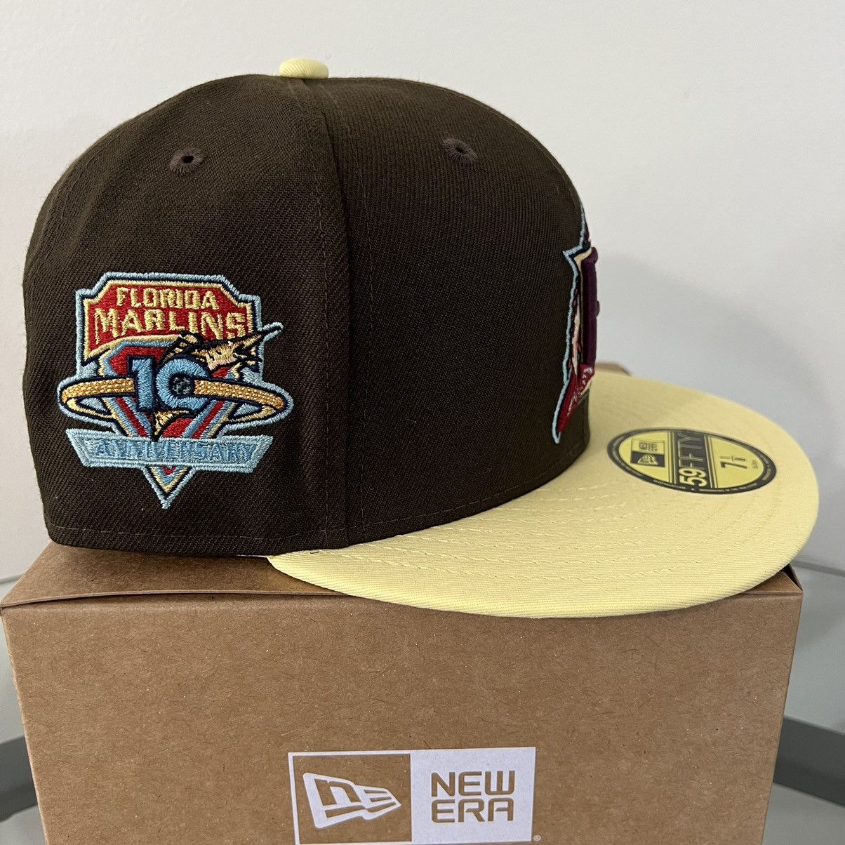 7 1/8 FamCap Florida Marlins In The Night Kitchen Brown