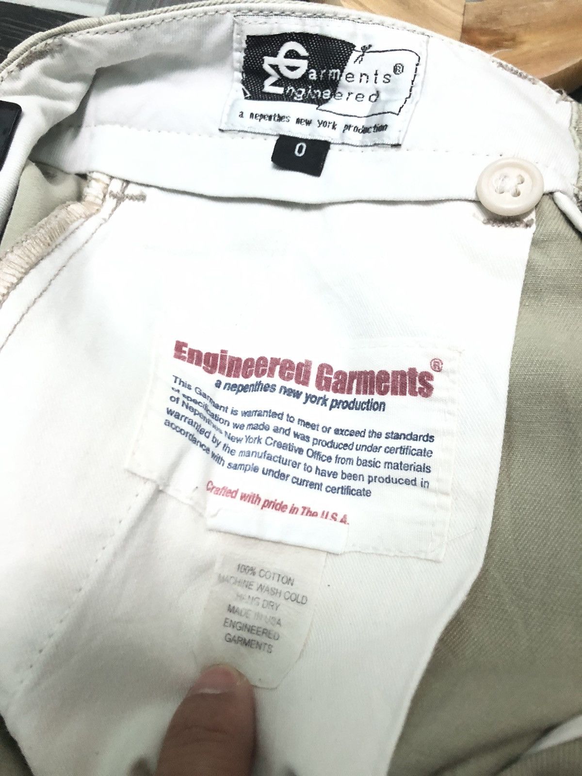 Engineered Garments × Nepenthes ENGINEERED GARMENT MILITARY ANKLE CUT CASUAL PANT Size US 29 - 4 Thumbnail