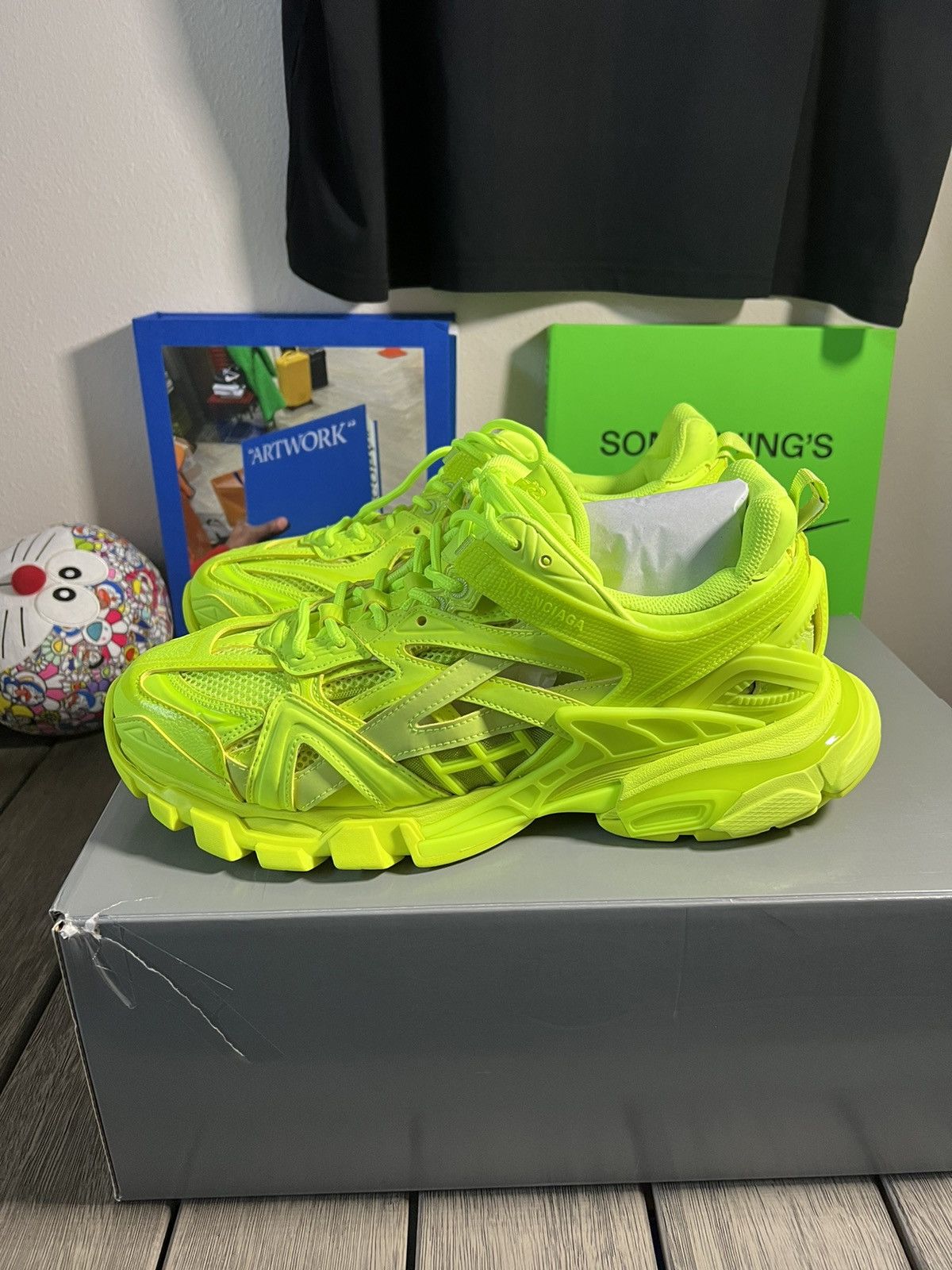 Balenciaga Balenciaga Track 2 Fluro Sneakers Size US 11 / EU 44 - 2 Thumbnail
