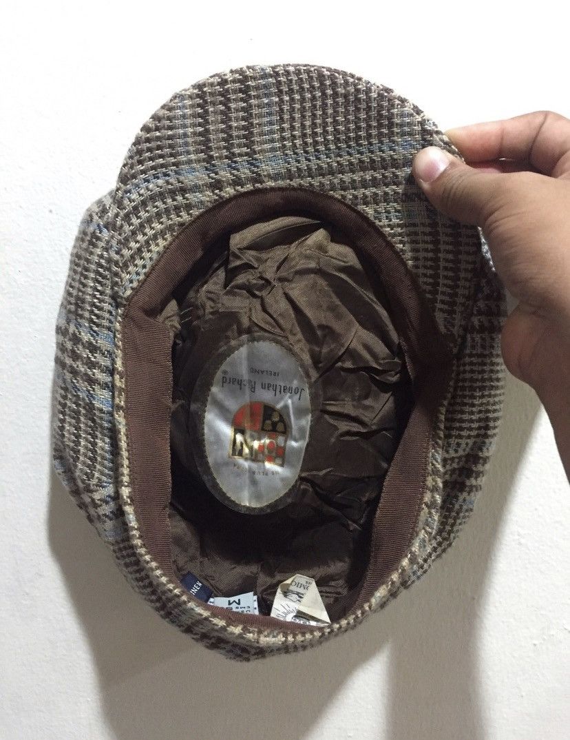 Vintage 🔥Vintage🔥 80’s Jonathan Richard Herringbone Newsboy Hat Size ONE SIZE - 4 Thumbnail