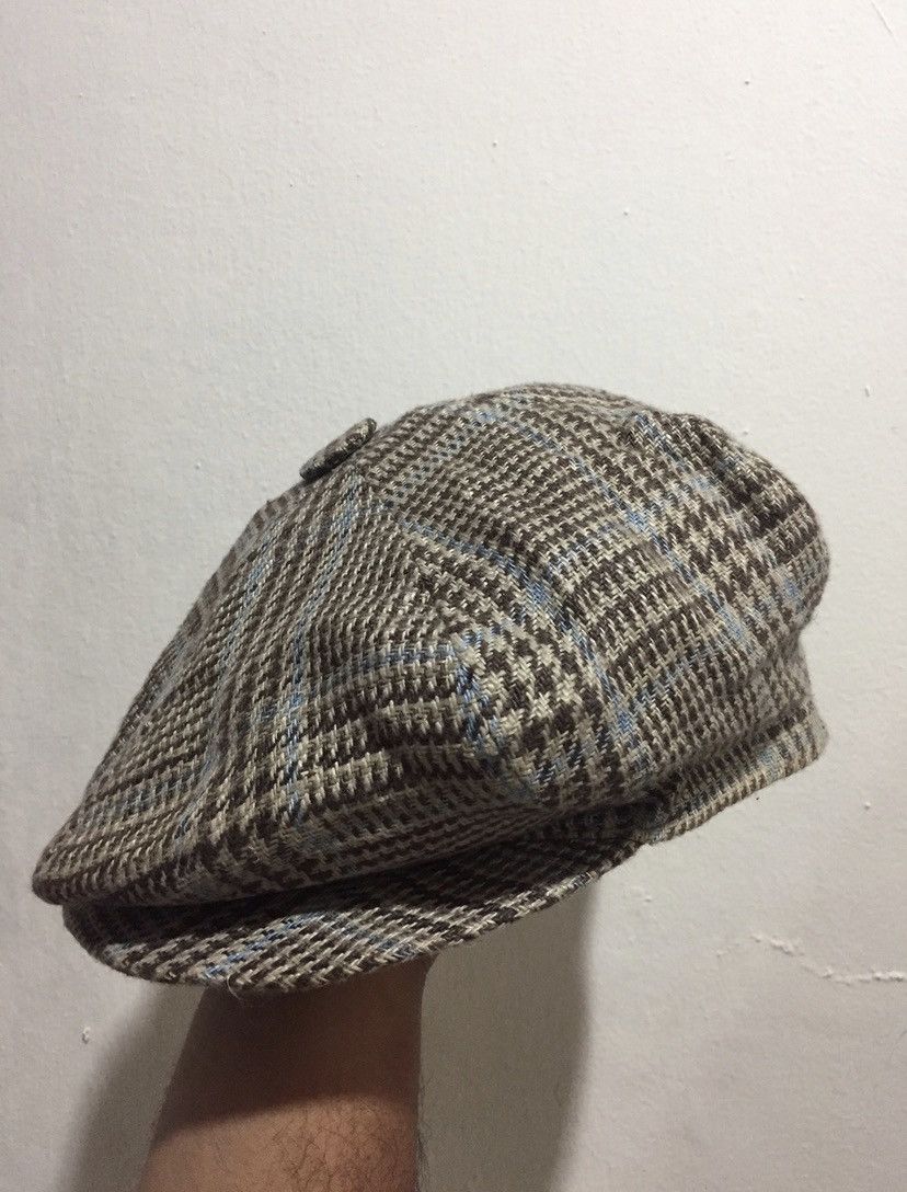 Vintage 🔥Vintage🔥 80’s Jonathan Richard Herringbone Newsboy Hat Size ONE SIZE - 1 Thumbnail