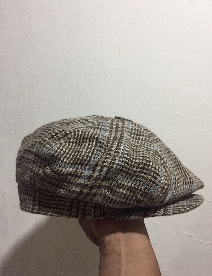 Vintage 🔥Vintage🔥 80’s Jonathan Richard Herringbone Newsboy Hat Size ONE SIZE - 3 Thumbnail