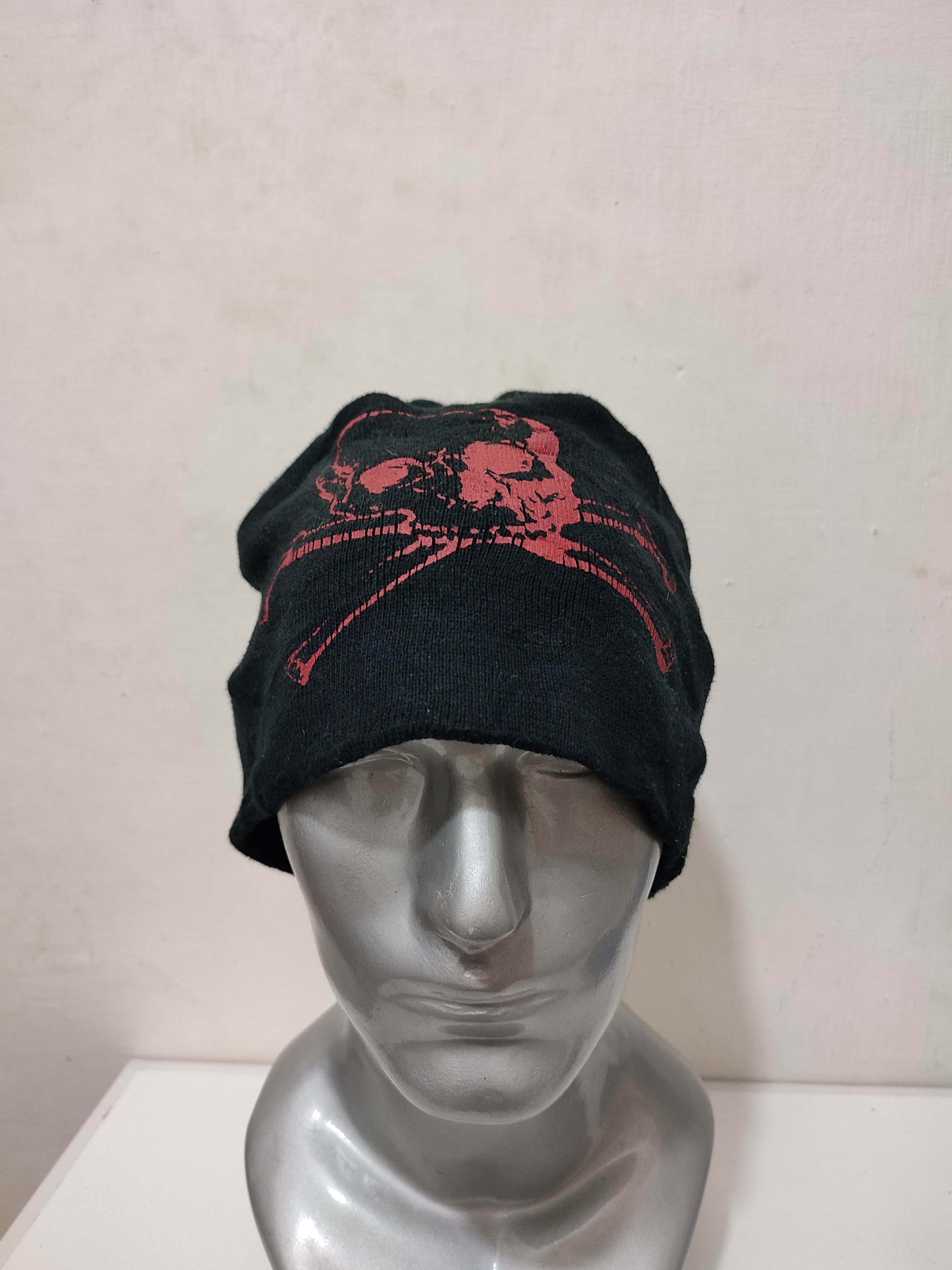 Japanese Brand 🔥Skull Skeleton Beanie Punk Rock Bondage Hats Size ONE SIZE - 2 Thumbnail