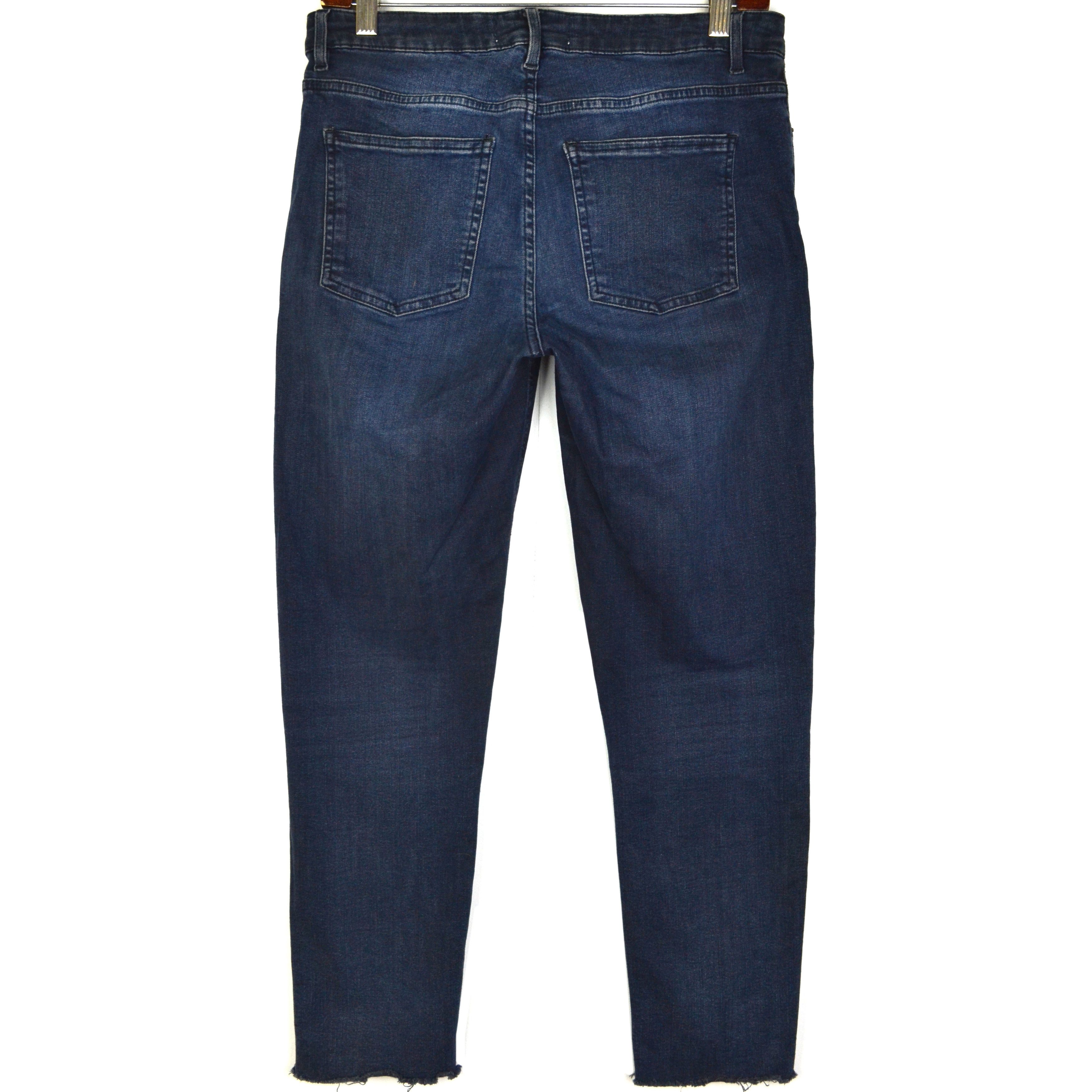 Acne Studios Acne Studios Jeans Denim Cropped Cotton Pants Blue Sz 30 Size 30" / US 8 / IT 44 - 2 Thumbnail