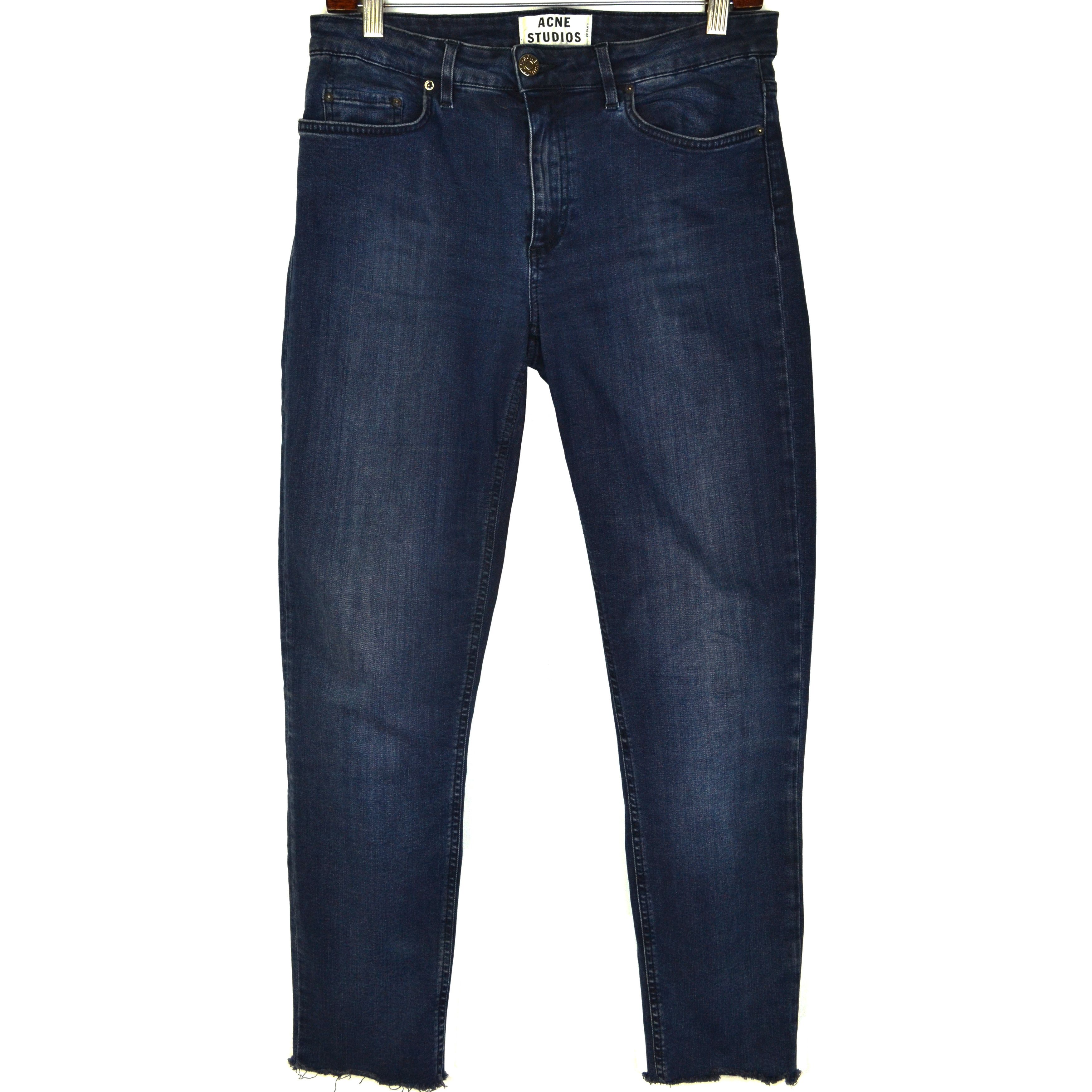 Acne Studios Acne Studios Jeans Denim Cropped Cotton Pants Blue Sz 30 Size 30" / US 8 / IT 44 - 1 Thumbnail