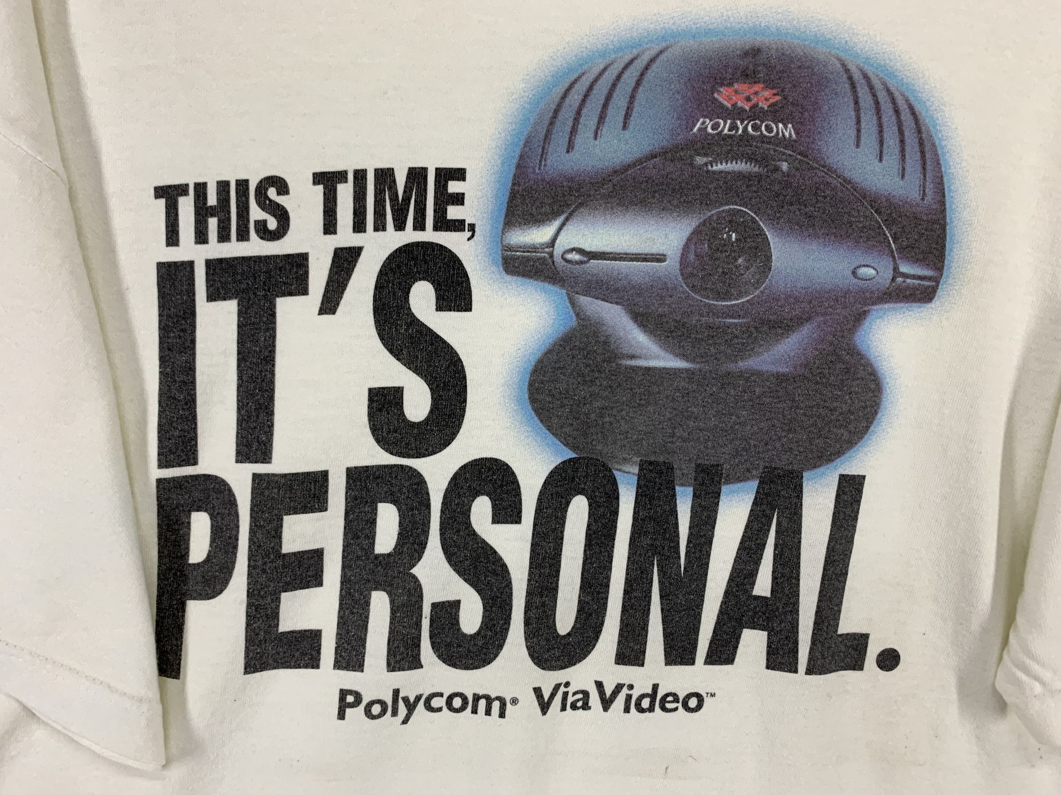 Microsoft × Playstation × Vintage Polycom viavideo vintage 90s tshirt Size US L / EU 52-54 / 3 - 4 Thumbnail