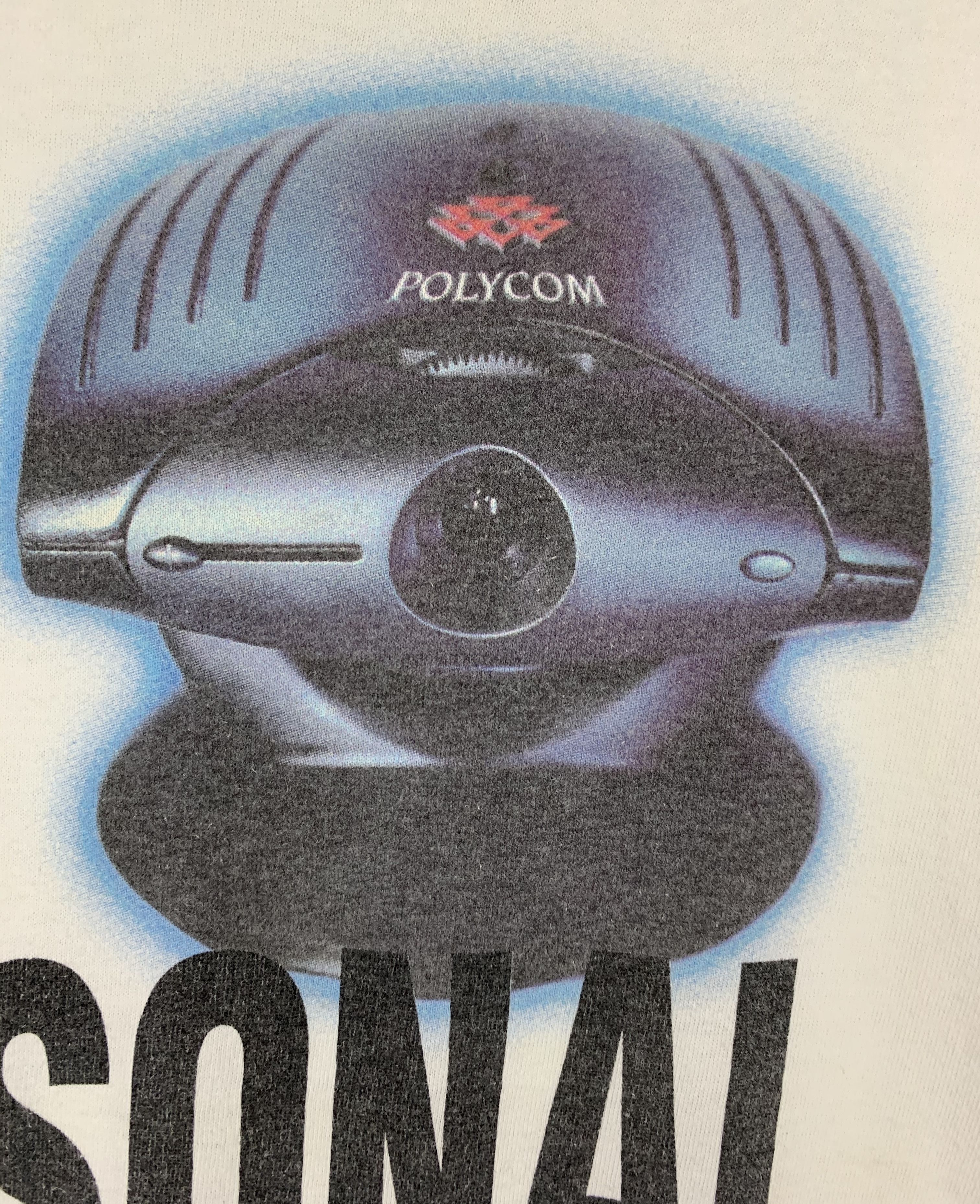 Microsoft × Playstation × Vintage Polycom viavideo vintage 90s tshirt Size US L / EU 52-54 / 3 - 5 Thumbnail