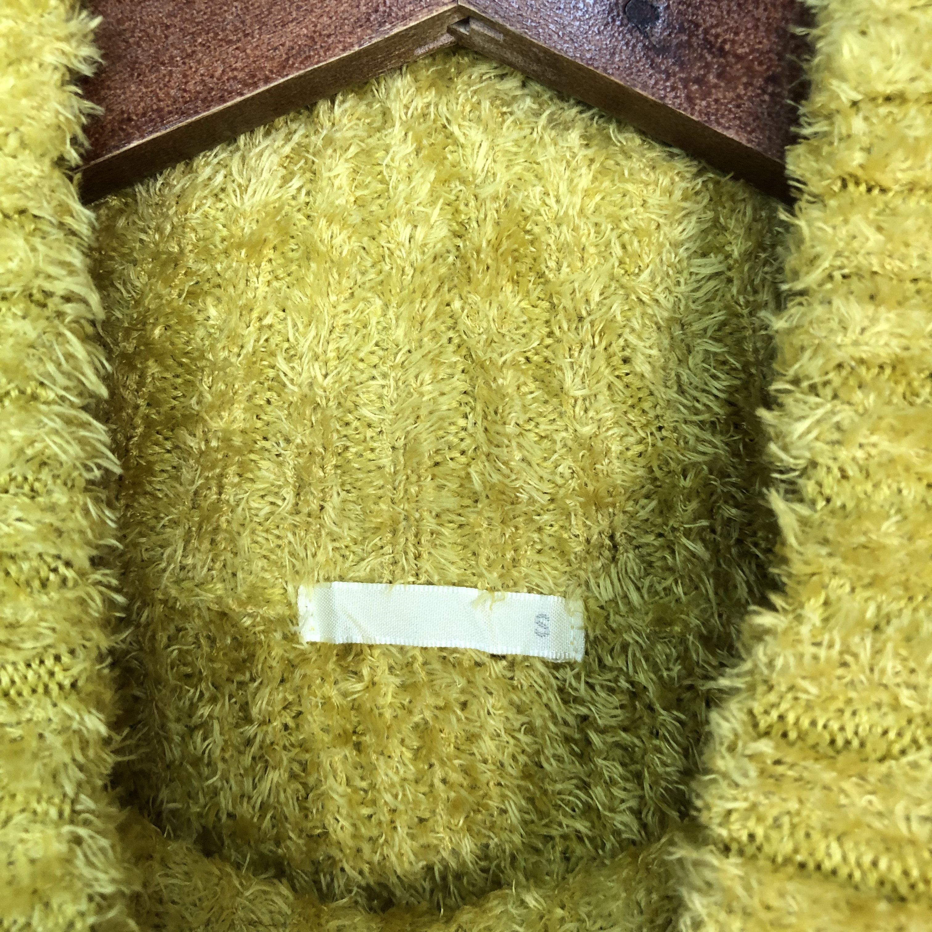 Japanese Brand GU Shag Shaggy Fur Mohair shag shaggy Knitwear #6715 Size S / US 4 / IT 40 - 6 Thumbnail