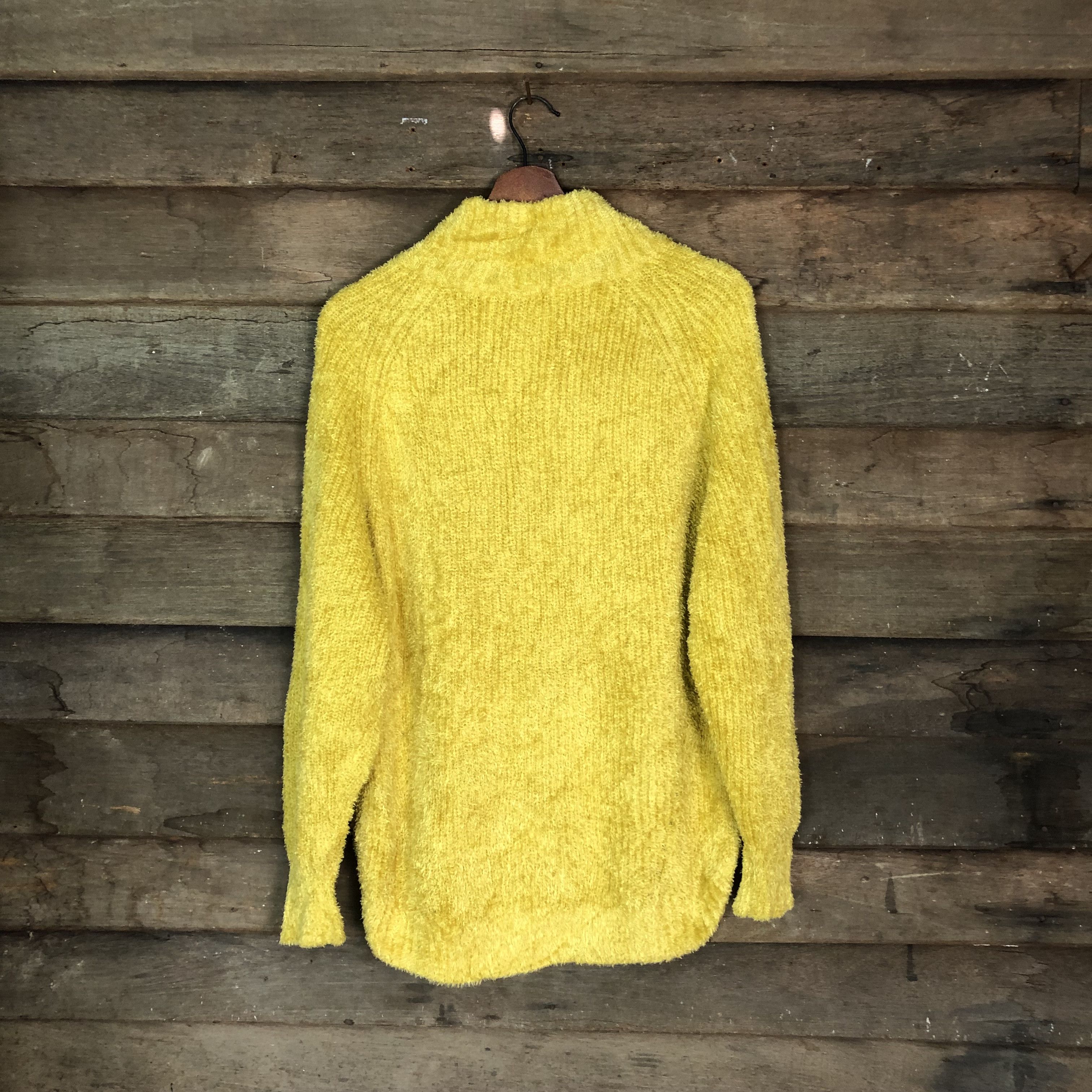 Japanese Brand GU Shag Shaggy Fur Mohair shag shaggy Knitwear #6715 Size S / US 4 / IT 40 - 9 Thumbnail