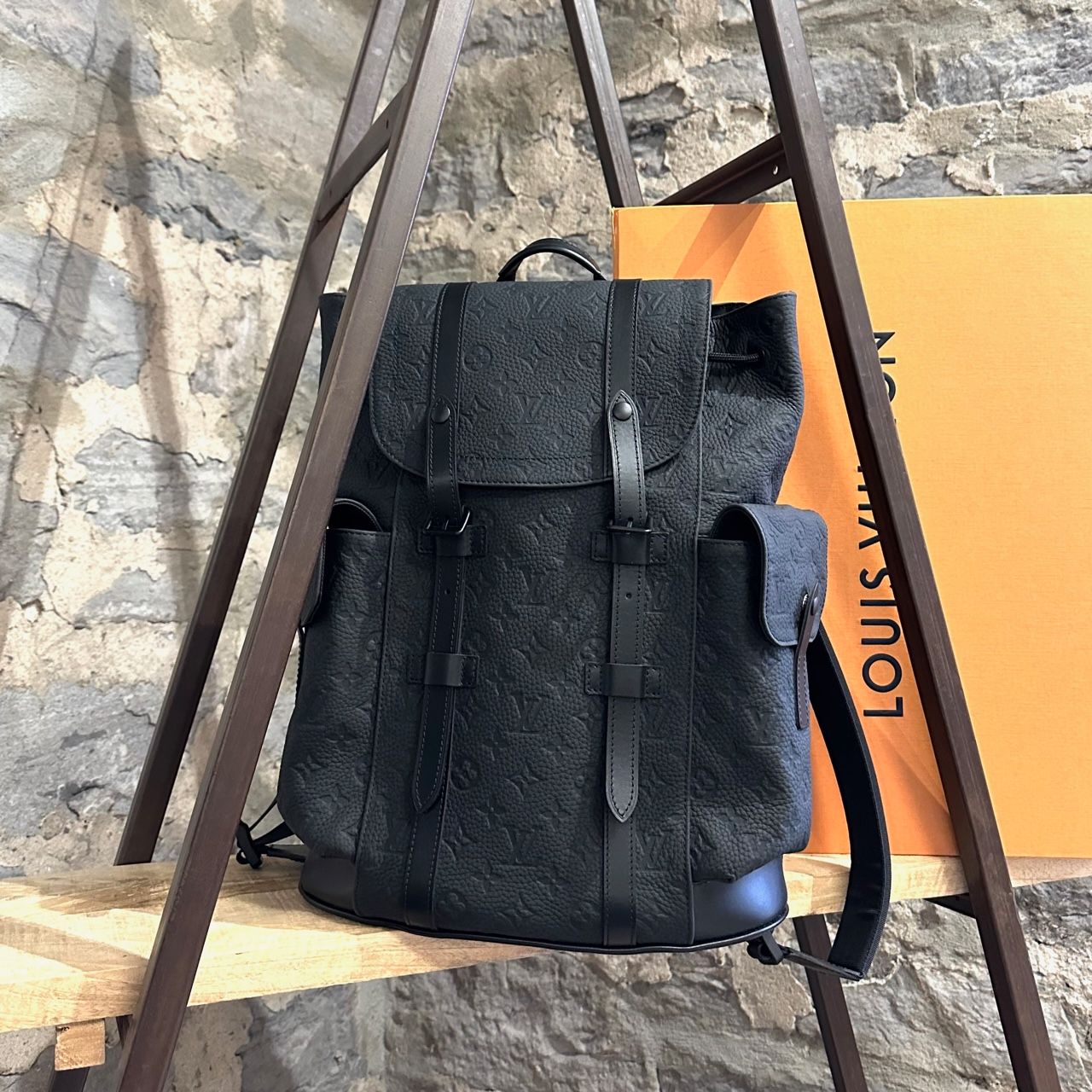 taurillon monogram backpack