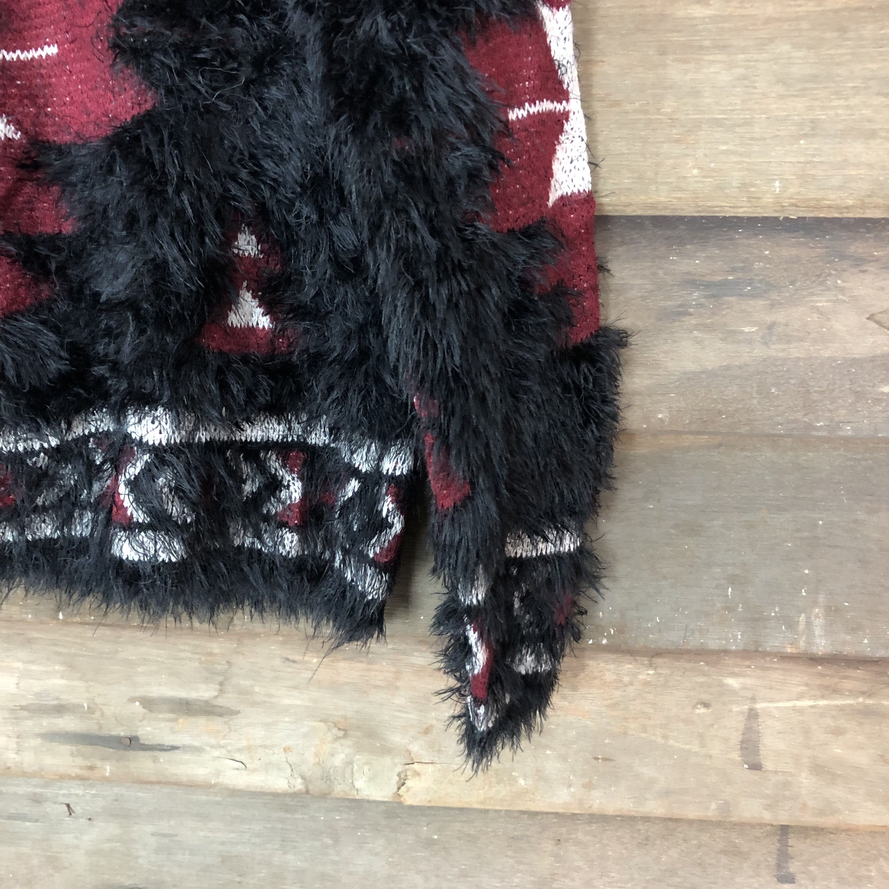 Homespun Knitwear Fitme Navajo Shag Shaggy Fur Mohair Knitwear #6706 Size US S / EU 44-46 / 1 - 5 Thumbnail