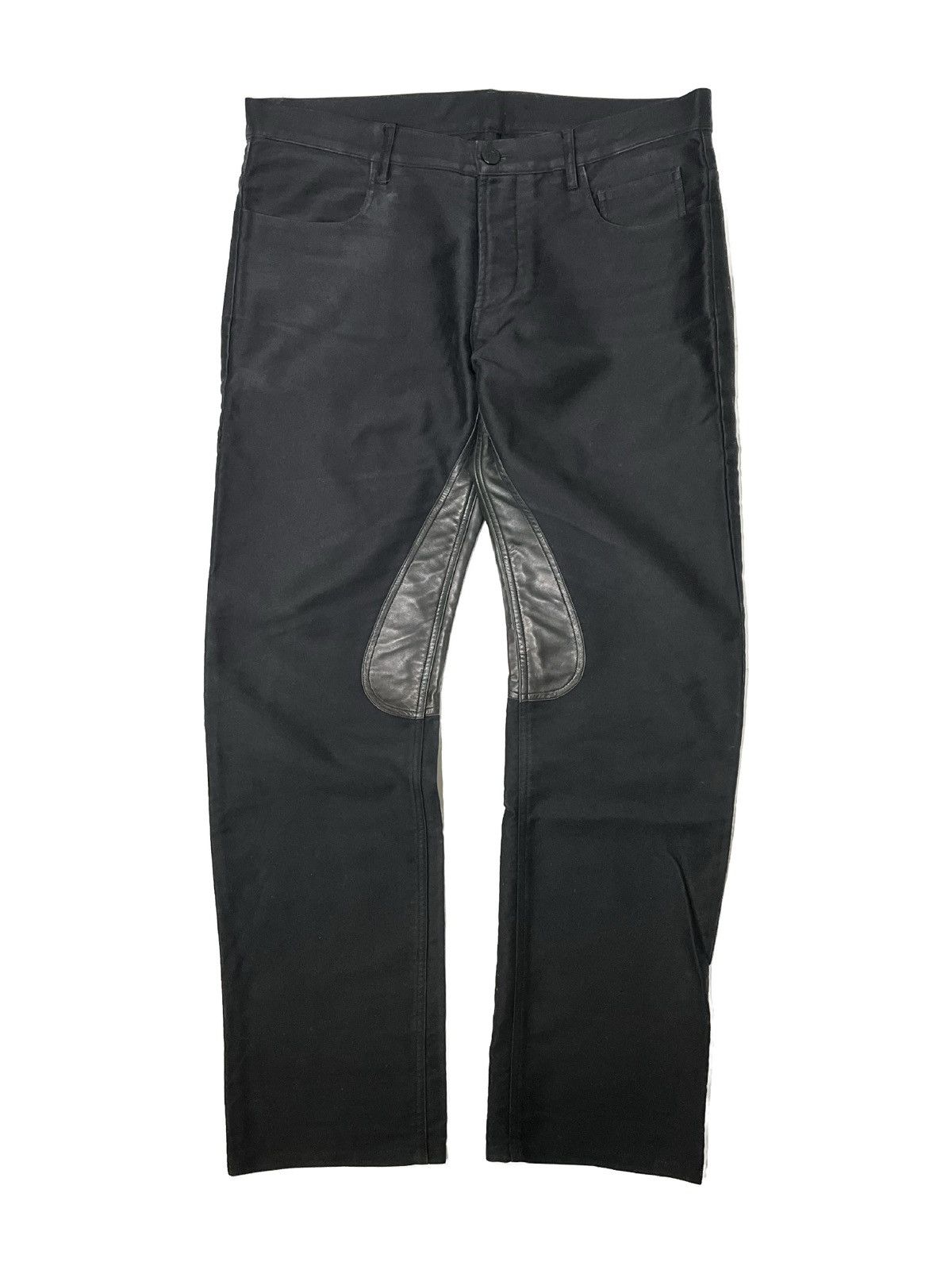 AW07 Exploder Rick Owens Moleskin Leather Insert Chap Pant
