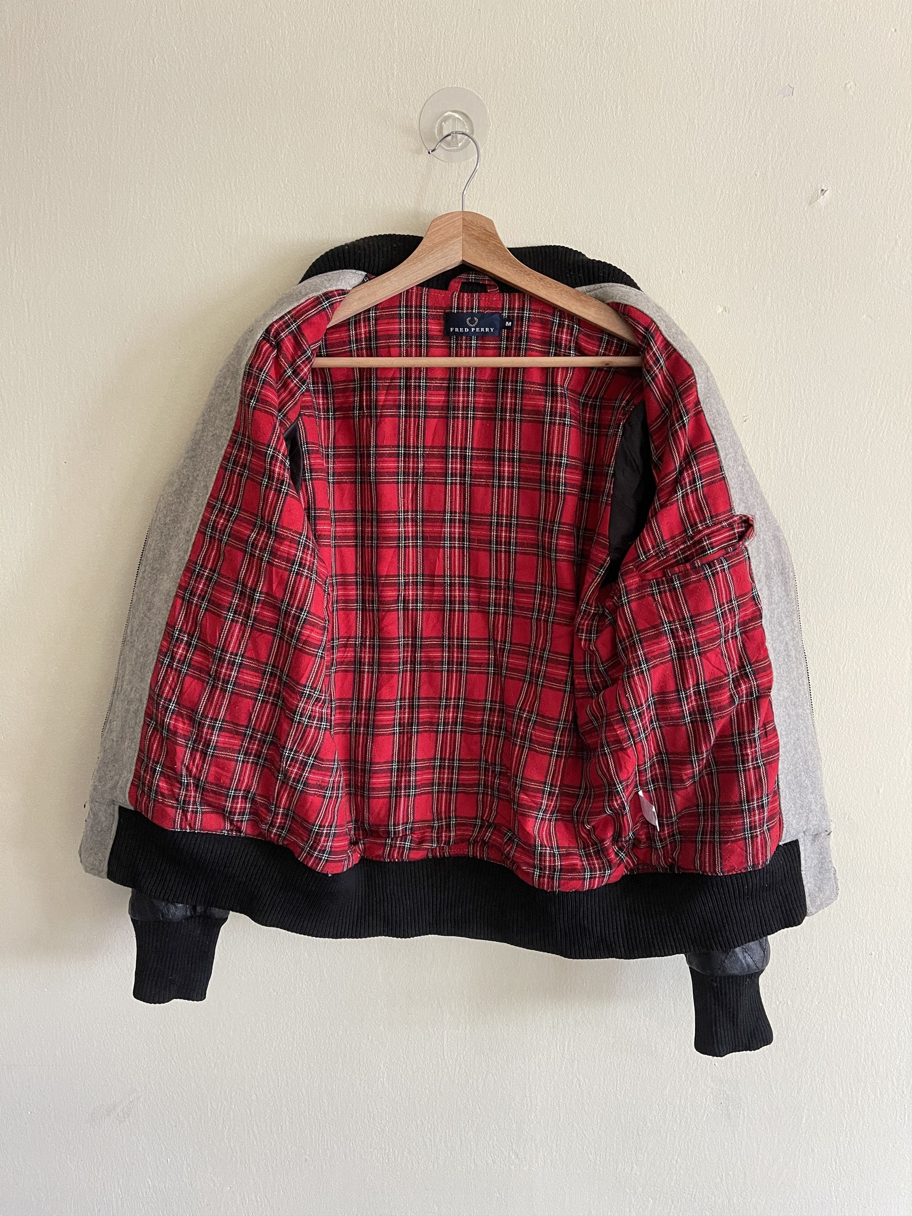 Fred Perry × Vintage Vintage Fred Perry Mini Logo Wool Varsity Jacket Size US M / EU 48-50 / 2 - 5 Thumbnail