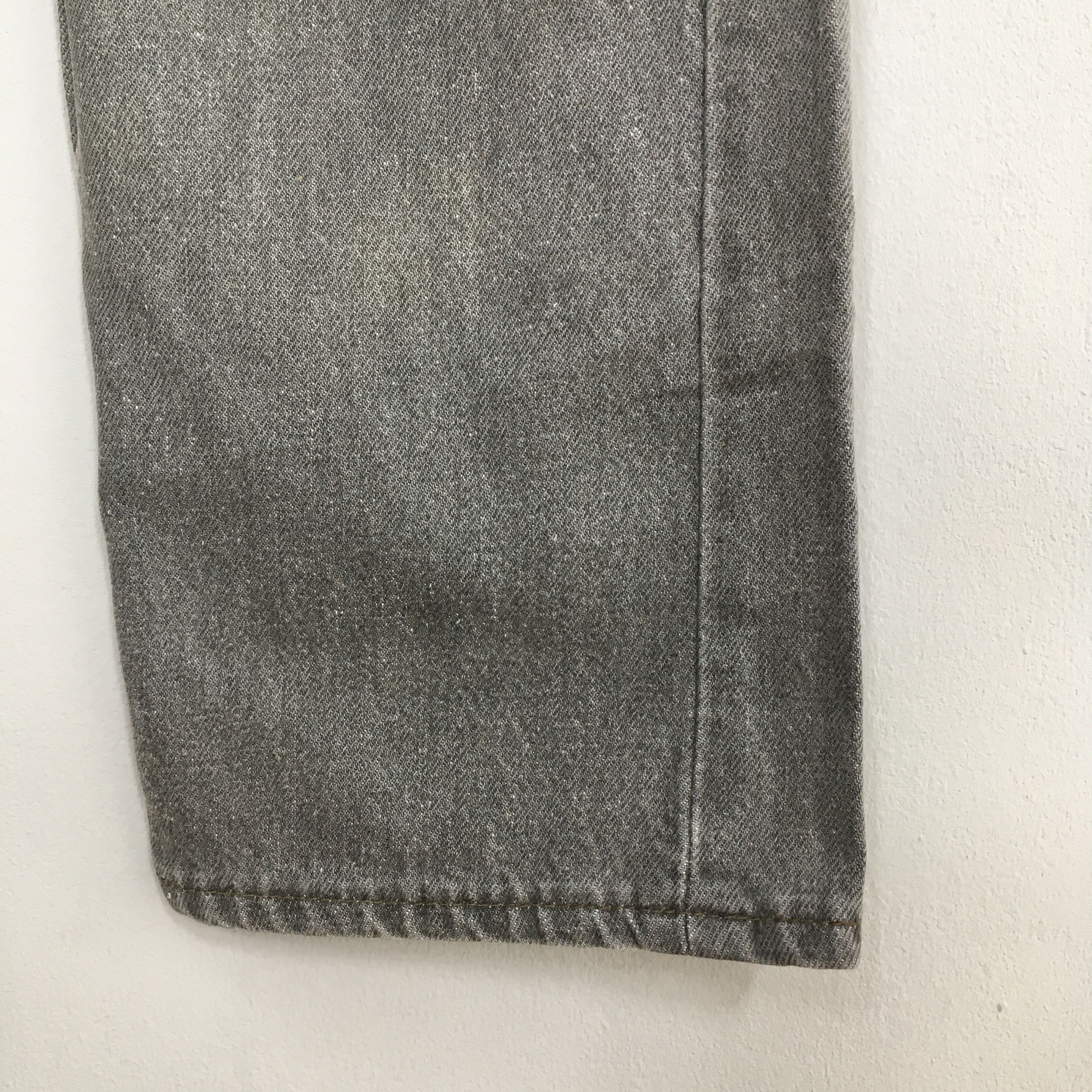 Jean Size 29x34 Vintage 90s Levi's 501 Ash Grey Jeans Size US 29 - 11 Thumbnail