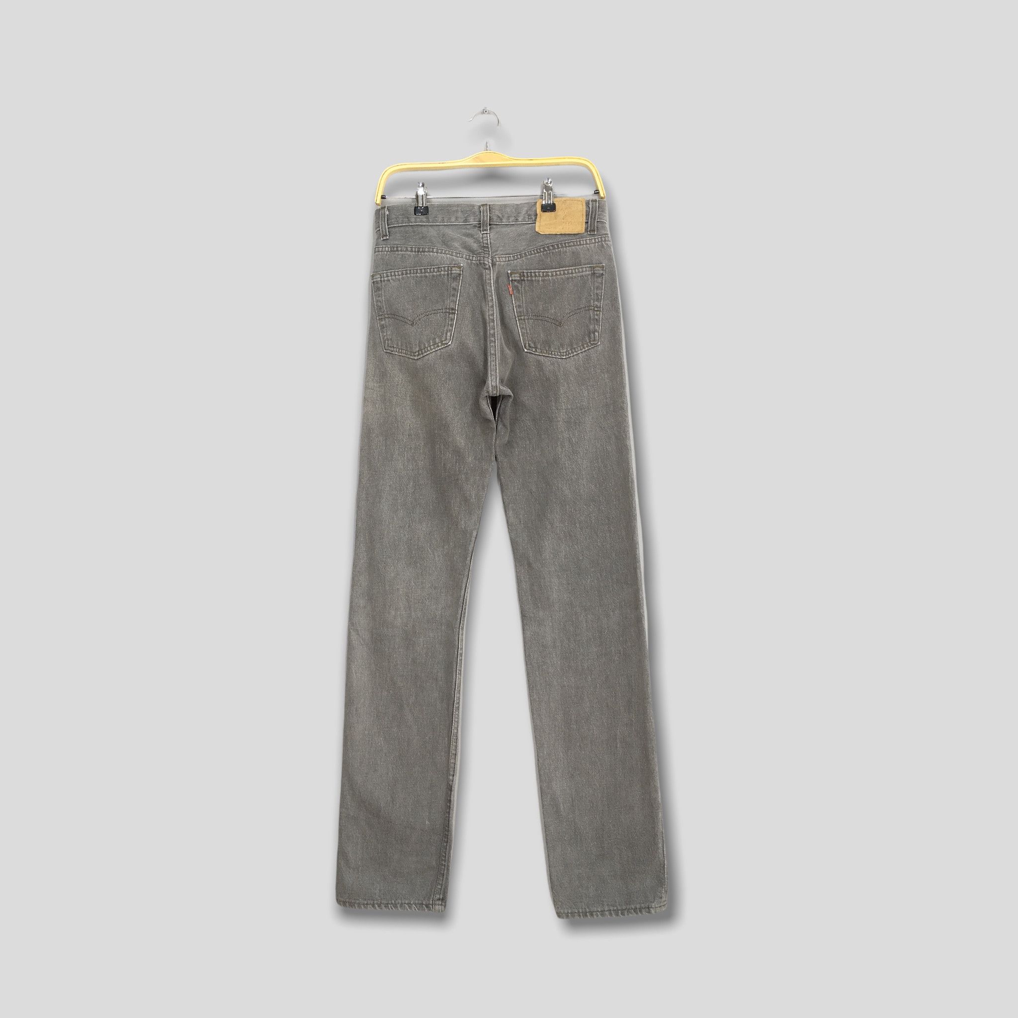 Jean Size 29x34 Vintage 90s Levi's 501 Ash Grey Jeans Size US 29 - 13 Thumbnail
