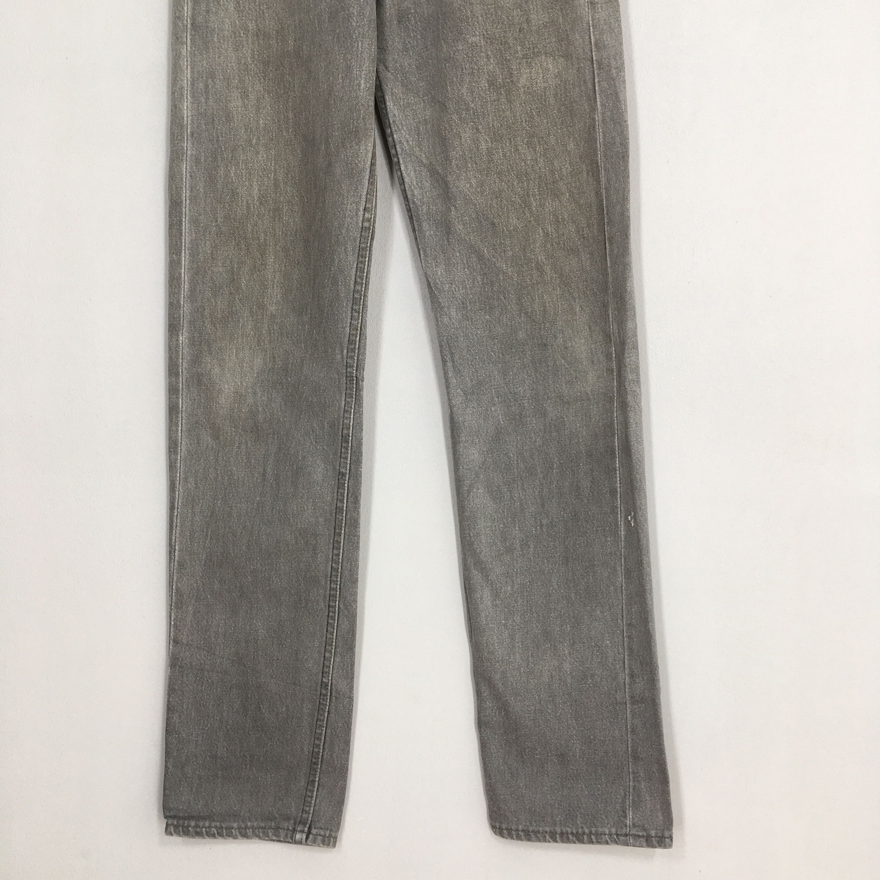 Jean Size 29x34 Vintage 90s Levi's 501 Ash Grey Jeans Size US 29 - 3 Thumbnail
