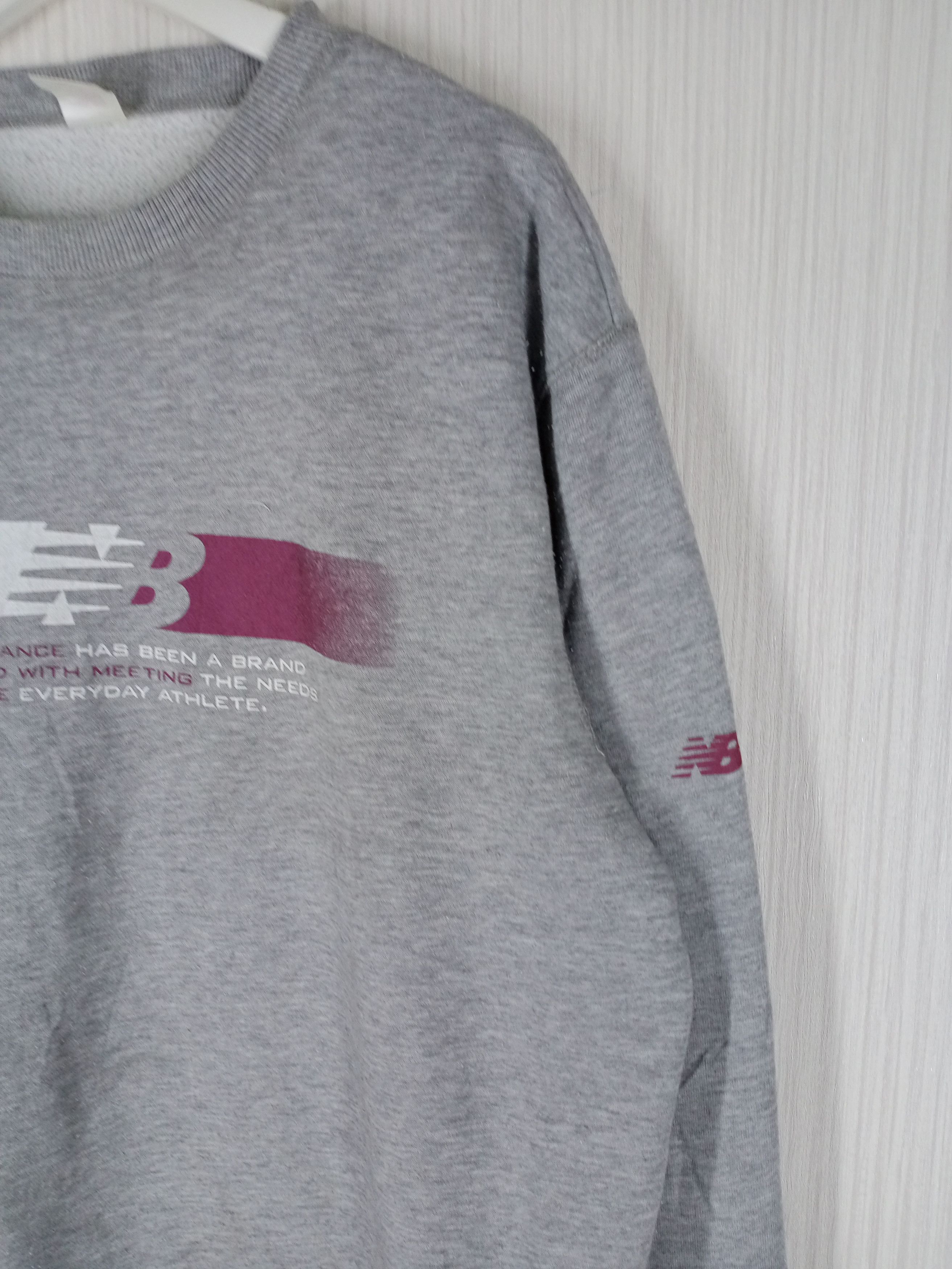 New Balance Vintage New Balance Sweatshirt Big Logo Size US XL / EU 56 / 4 - 5 Thumbnail