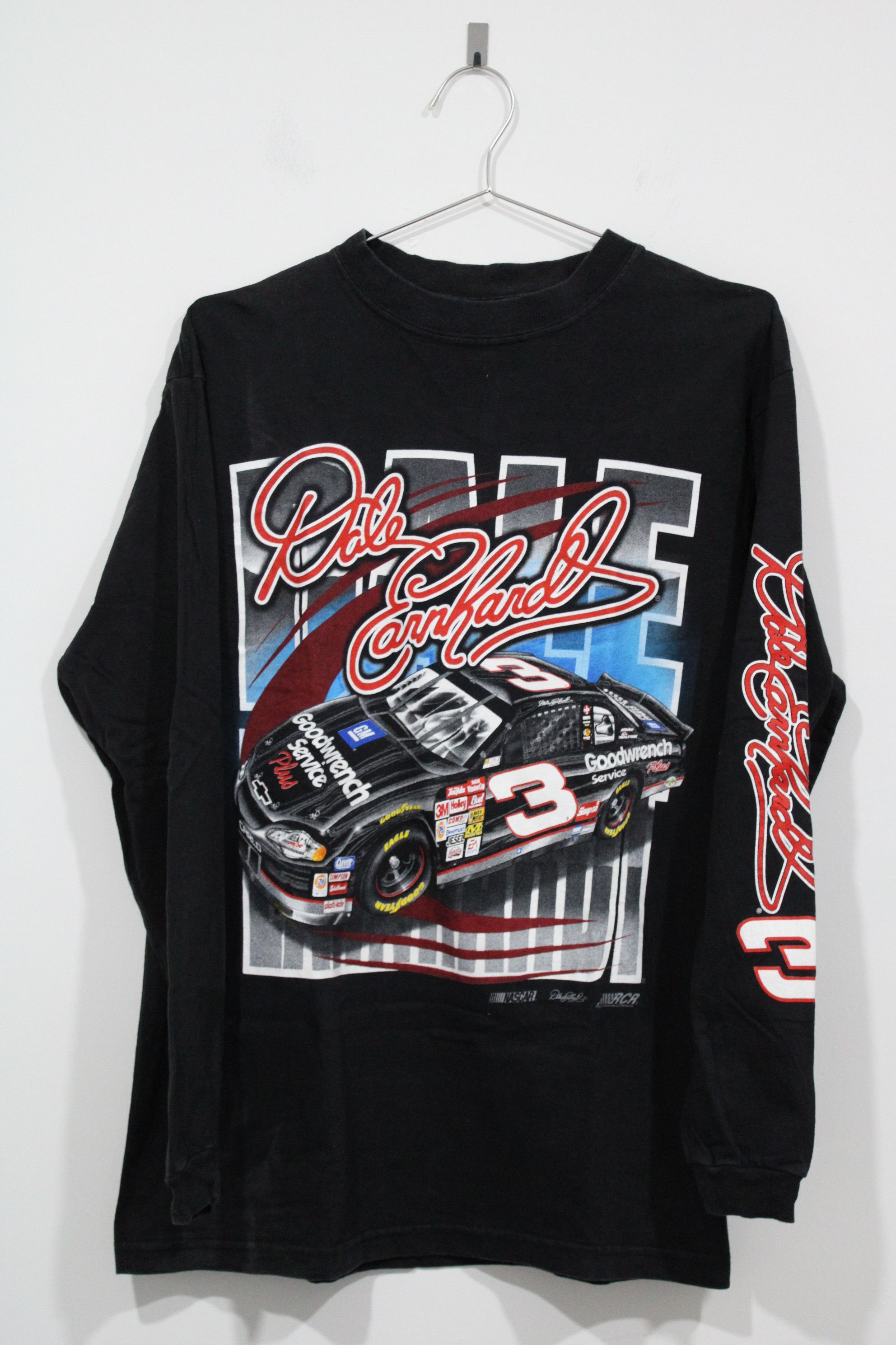 NASCAR Vintage Dale Earnhardt Nascar Long Sleeved Tee Size US M / EU 48-50 / 2 - 1 Thumbnail