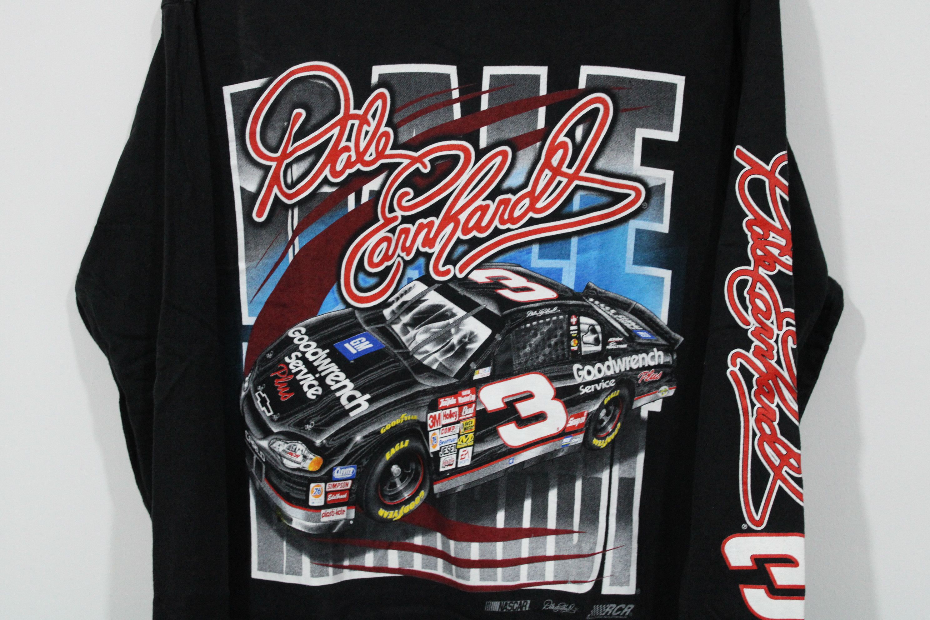 NASCAR Vintage Dale Earnhardt Nascar Long Sleeved Tee Size US M / EU 48-50 / 2 - 2 Thumbnail