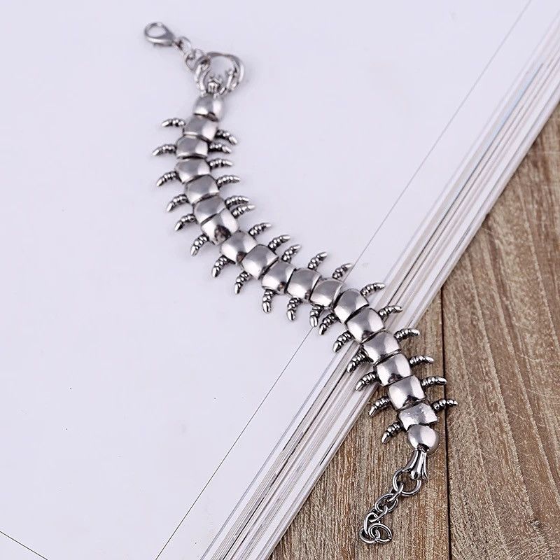 Jewelry Charm Centipede Chain Bracelet Size ONE SIZE - 3 Thumbnail