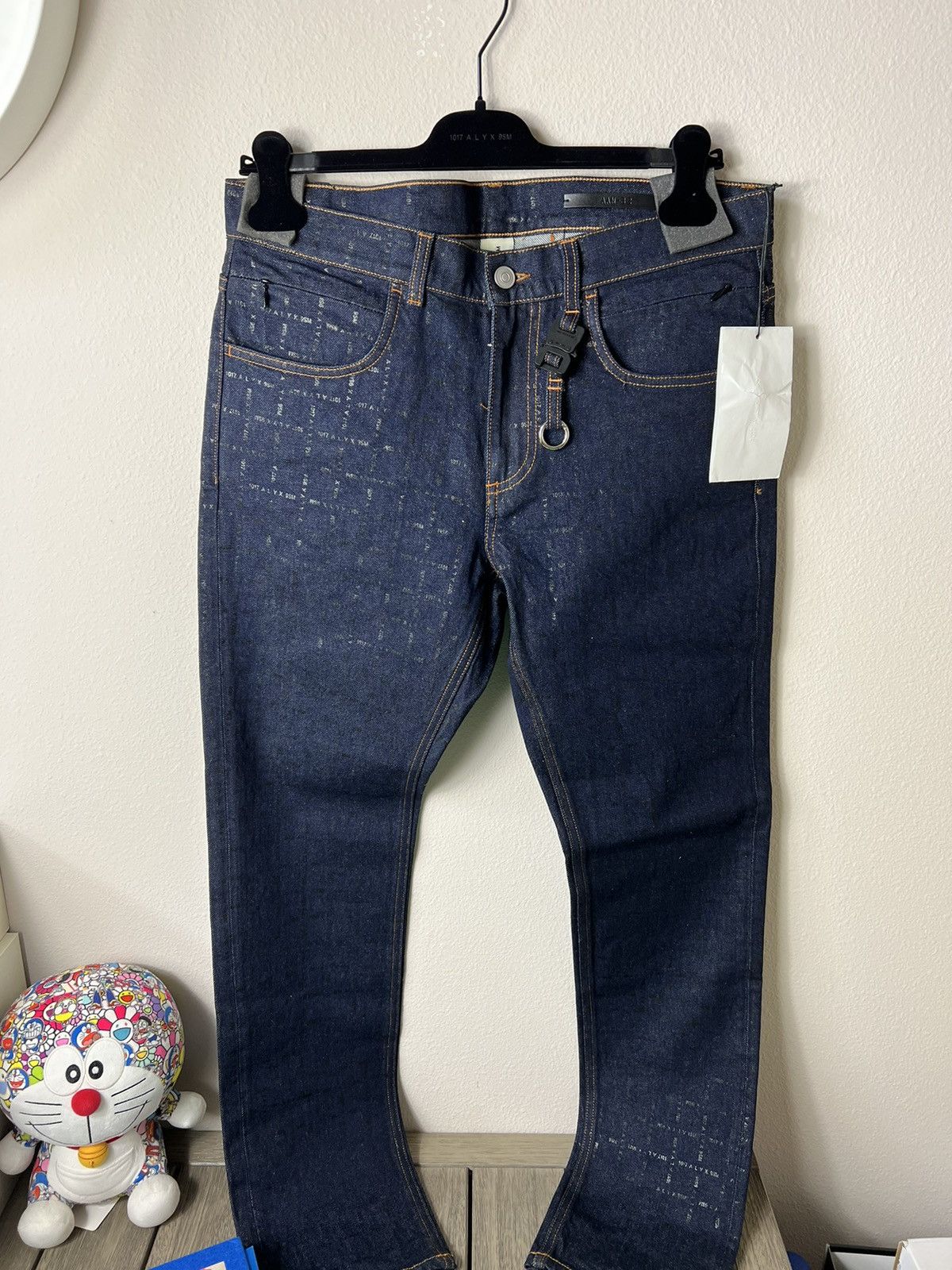 1017 ALYX 9SM 1017 ALYX 9SM Logo Denim W/ Buckle Size US 32 / EU 48 - 1 Thumbnail