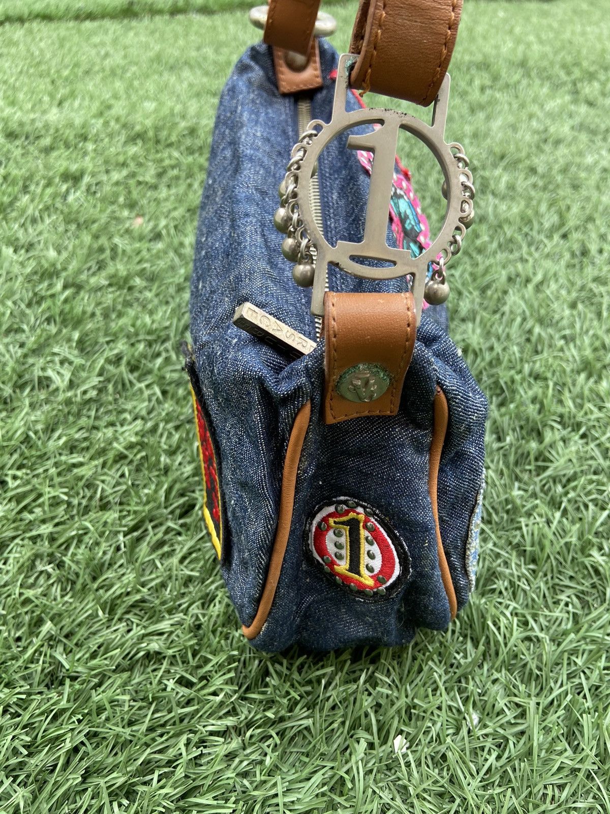 Versace Versace denim Mini Shoulder Bag Chaos Couture butterfly Size ONE SIZE - 7 Thumbnail