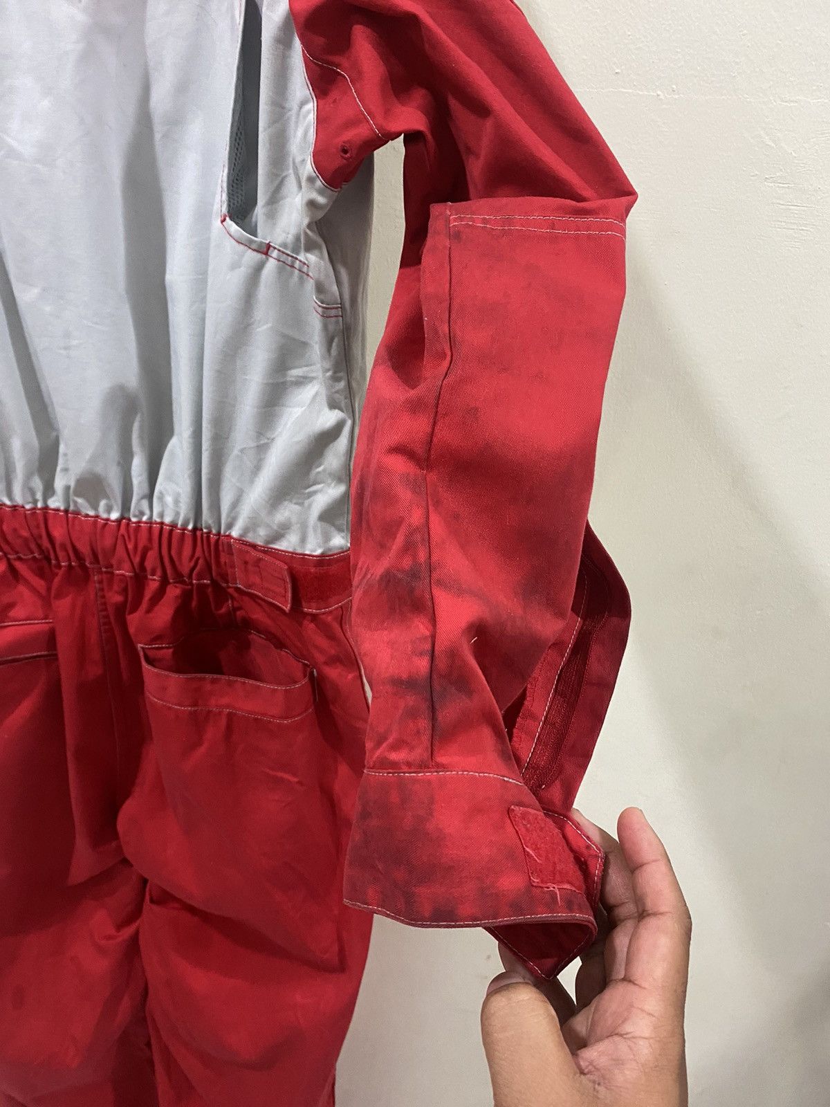 Japanese Brand × Vintage VTG Distress Nissan Japan Industrie Coveralls Size US 35 - 3 Thumbnail