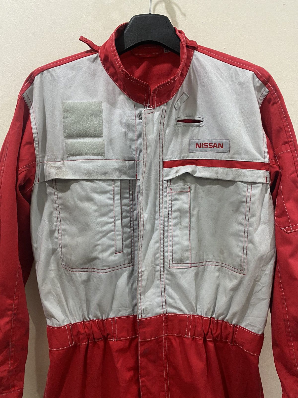 Japanese Brand × Vintage VTG Distress Nissan Japan Industrie Coveralls Size US 35 - 11 Thumbnail