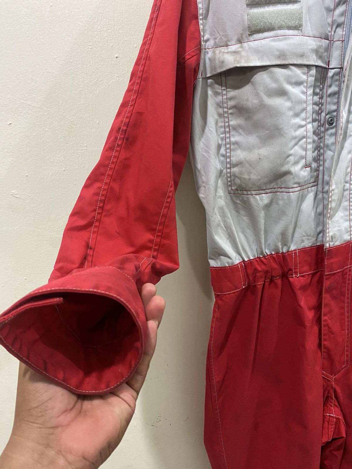 Japanese Brand × Vintage VTG Distress Nissan Japan Industrie Coveralls Size US 35 - 13 Thumbnail