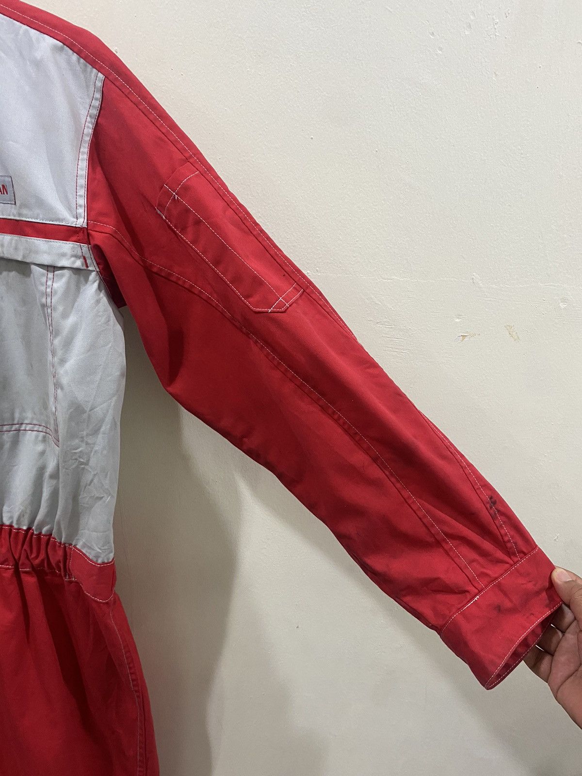 Japanese Brand × Vintage VTG Distress Nissan Japan Industrie Coveralls Size US 35 - 9 Thumbnail
