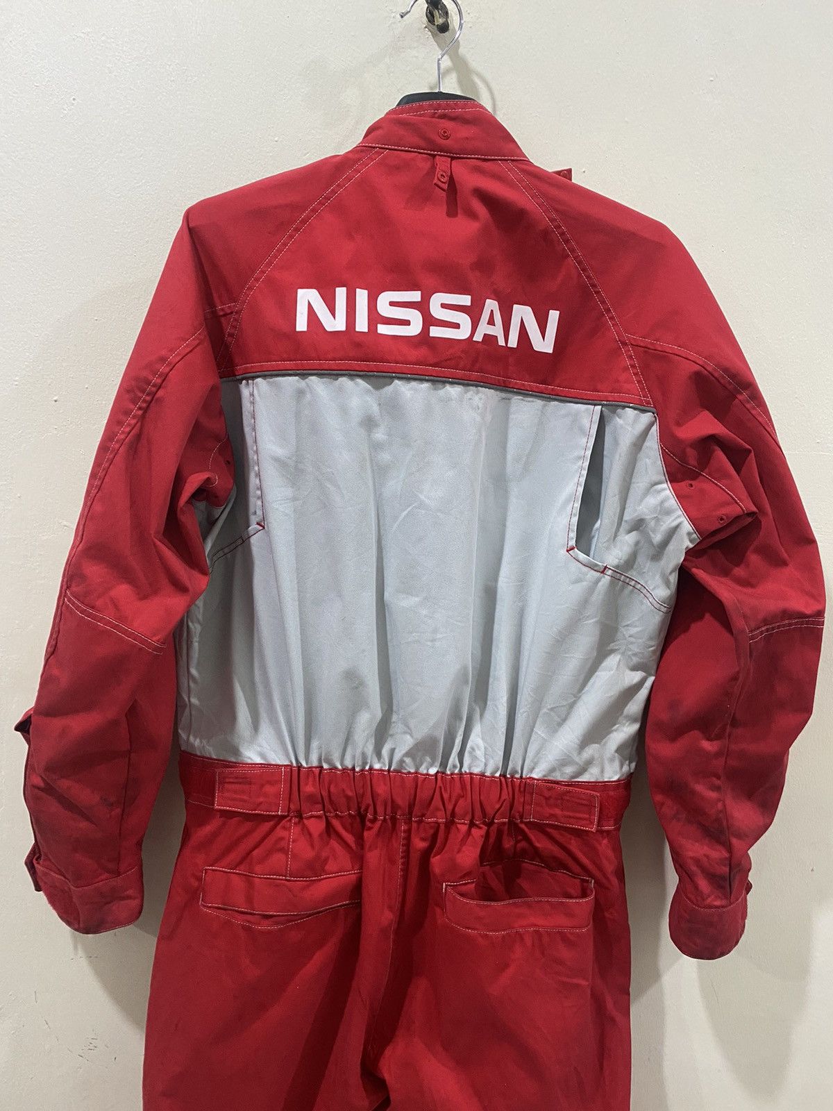 Japanese Brand × Vintage VTG Distress Nissan Japan Industrie Coveralls Size US 35 - 1 Thumbnail