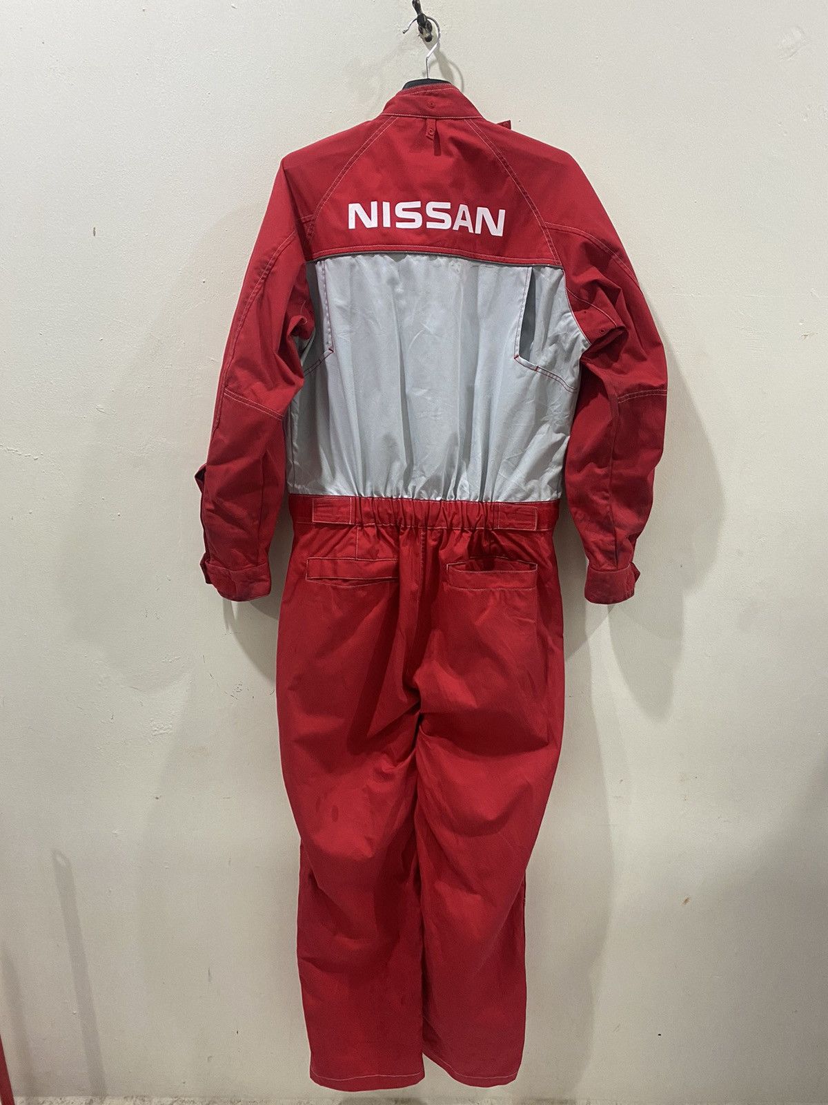 Japanese Brand × Vintage VTG Distress Nissan Japan Industrie Coveralls Size US 35 - 2 Thumbnail