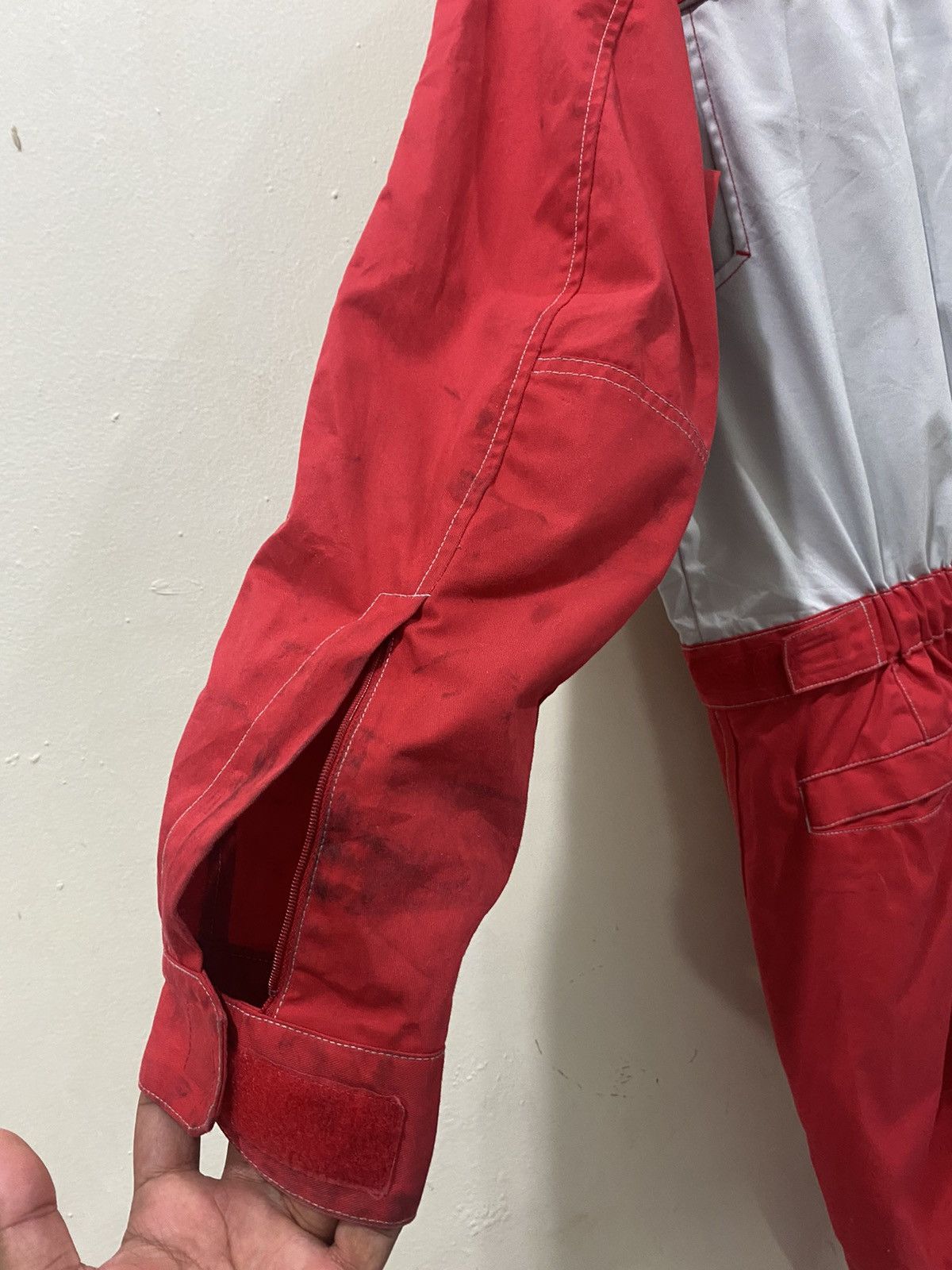 Japanese Brand × Vintage VTG Distress Nissan Japan Industrie Coveralls Size US 35 - 5 Thumbnail