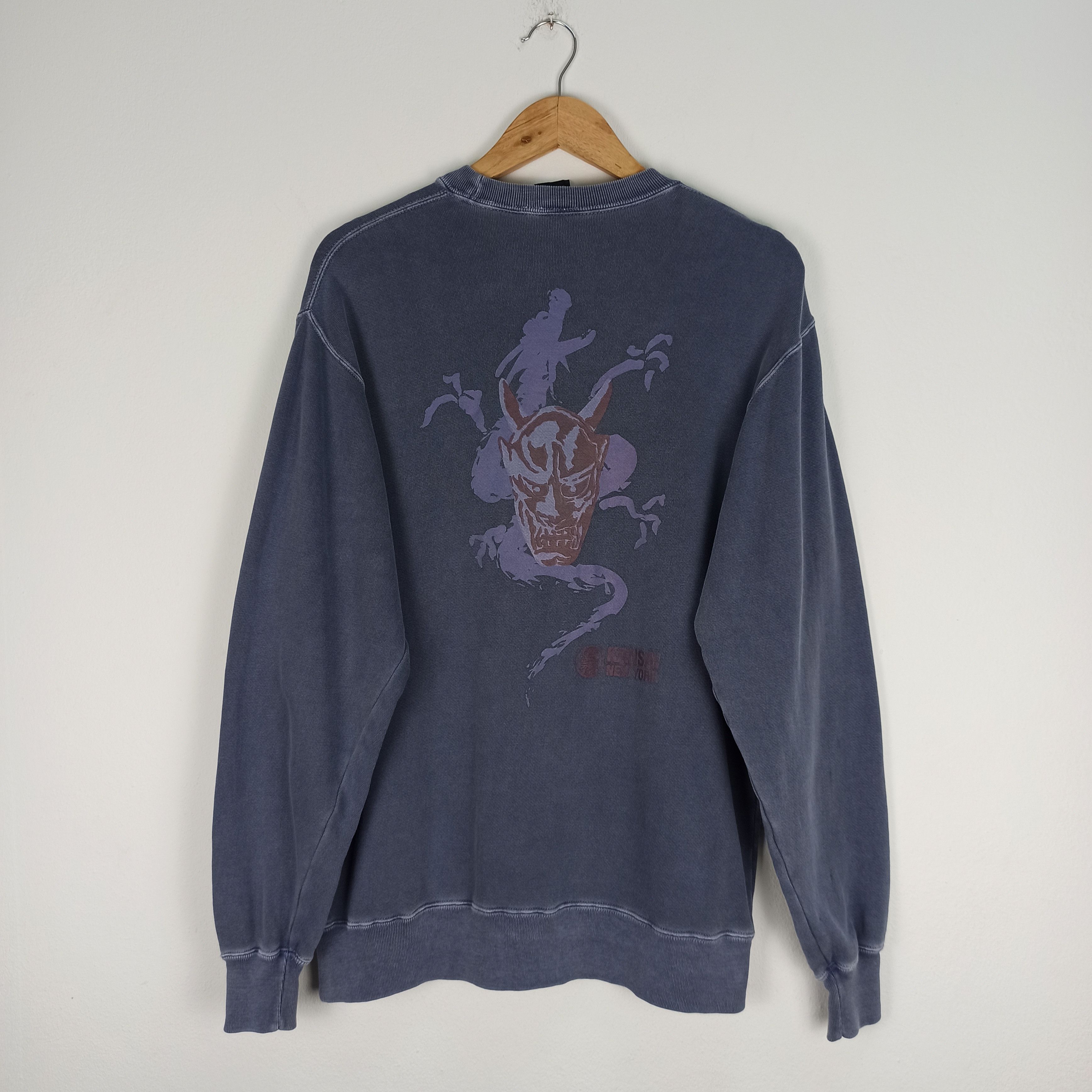 Japanese Brand 🔥STEALS🔥 Vintage Kansai New York Dragon Sweatshirt Size US M / EU 48-50 / 2 - 1 Thumbnail