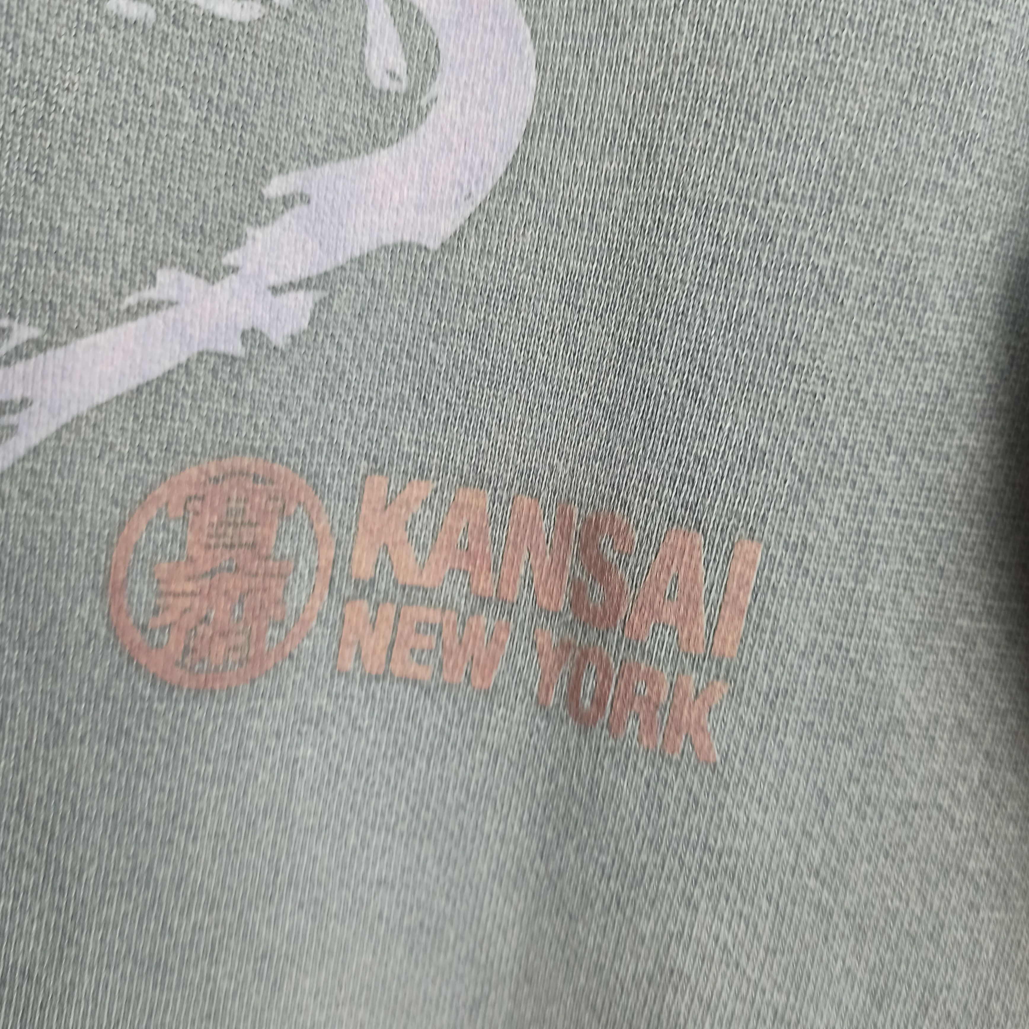 Japanese Brand 🔥STEALS🔥 Vintage Kansai New York Dragon Sweatshirt Size US M / EU 48-50 / 2 - 8 Thumbnail
