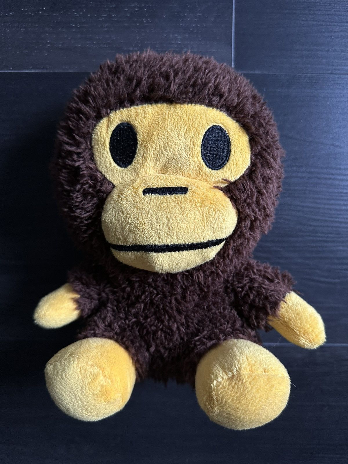 image of Bape Baby Milo Plush in Brown, Men's