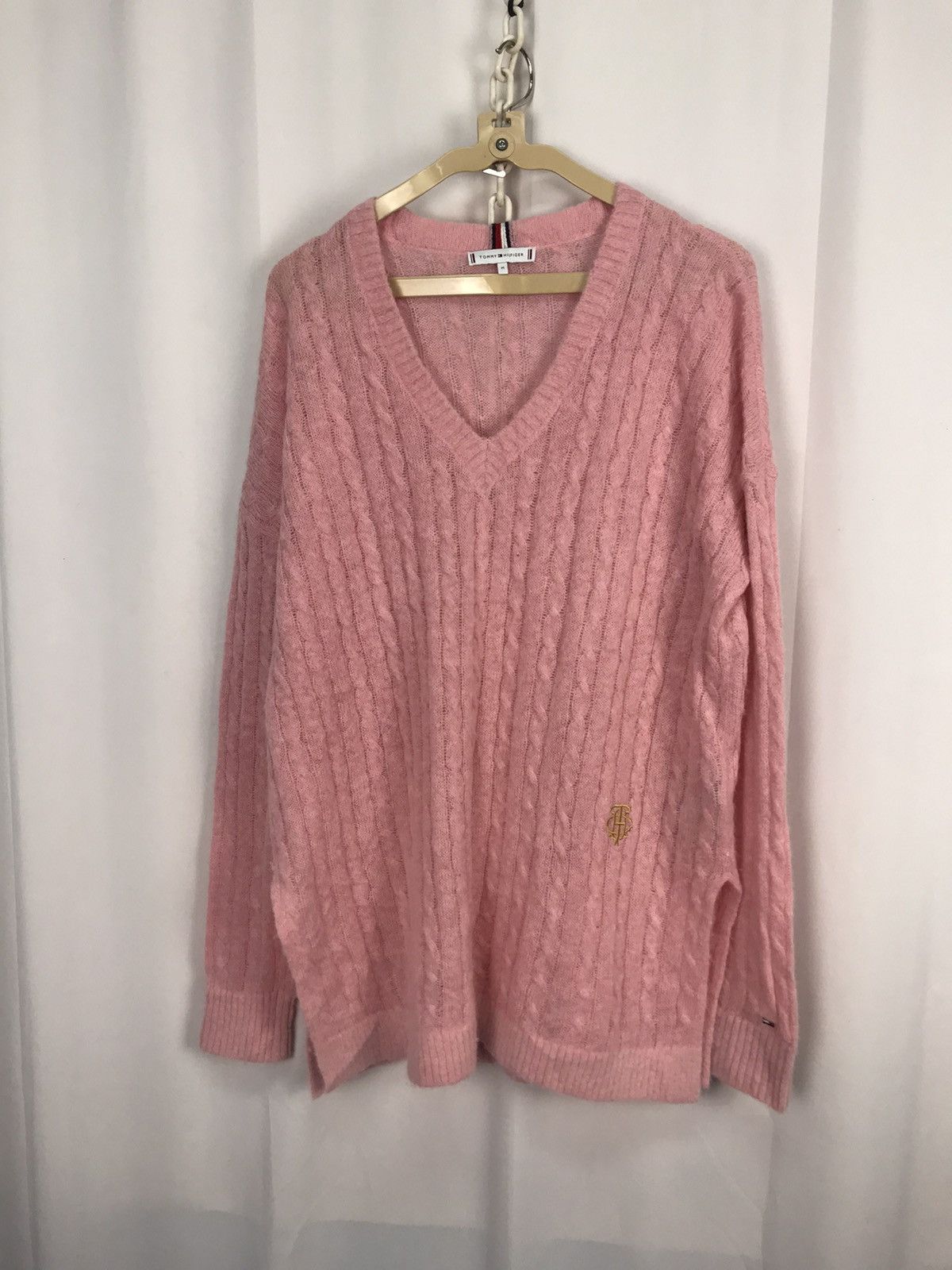 Tommy Hilfiger Tommy Hilfiger vneck wool knit sweatshirt Size M / US 6-8 / IT 42-44 - 8 Thumbnail