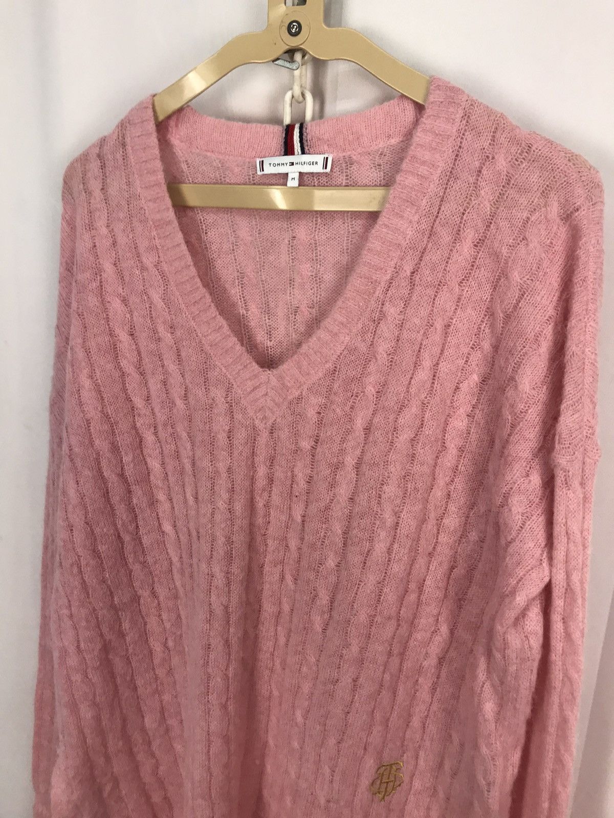 Tommy Hilfiger Tommy Hilfiger vneck wool knit sweatshirt Size M / US 6-8 / IT 42-44 - 3 Thumbnail
