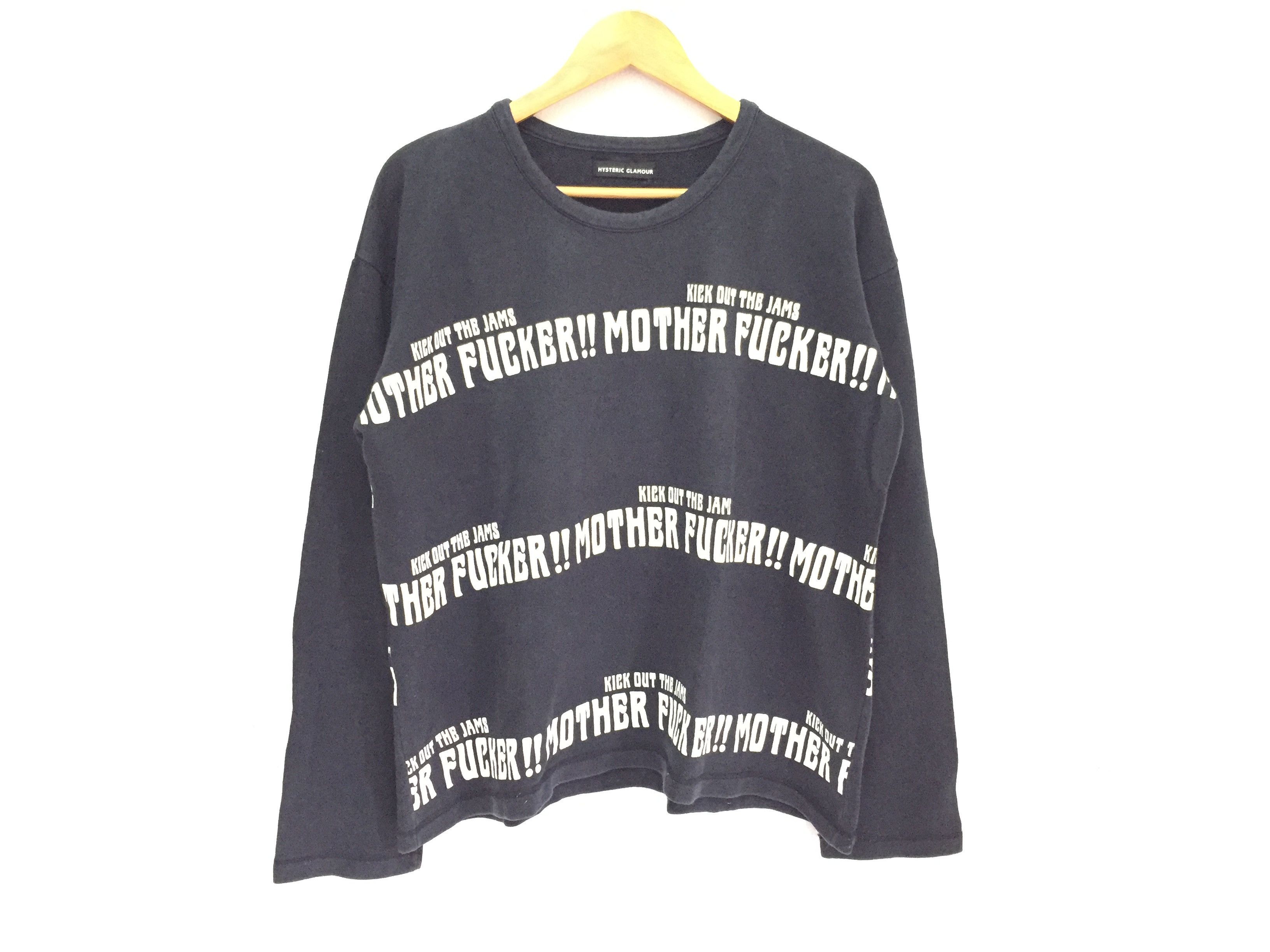Band Tees × Hysteric Glamour Kick out the Jams Mother Fucker! oversize sweatshirt Size US M / EU 48-50 / 2 - 2 Thumbnail