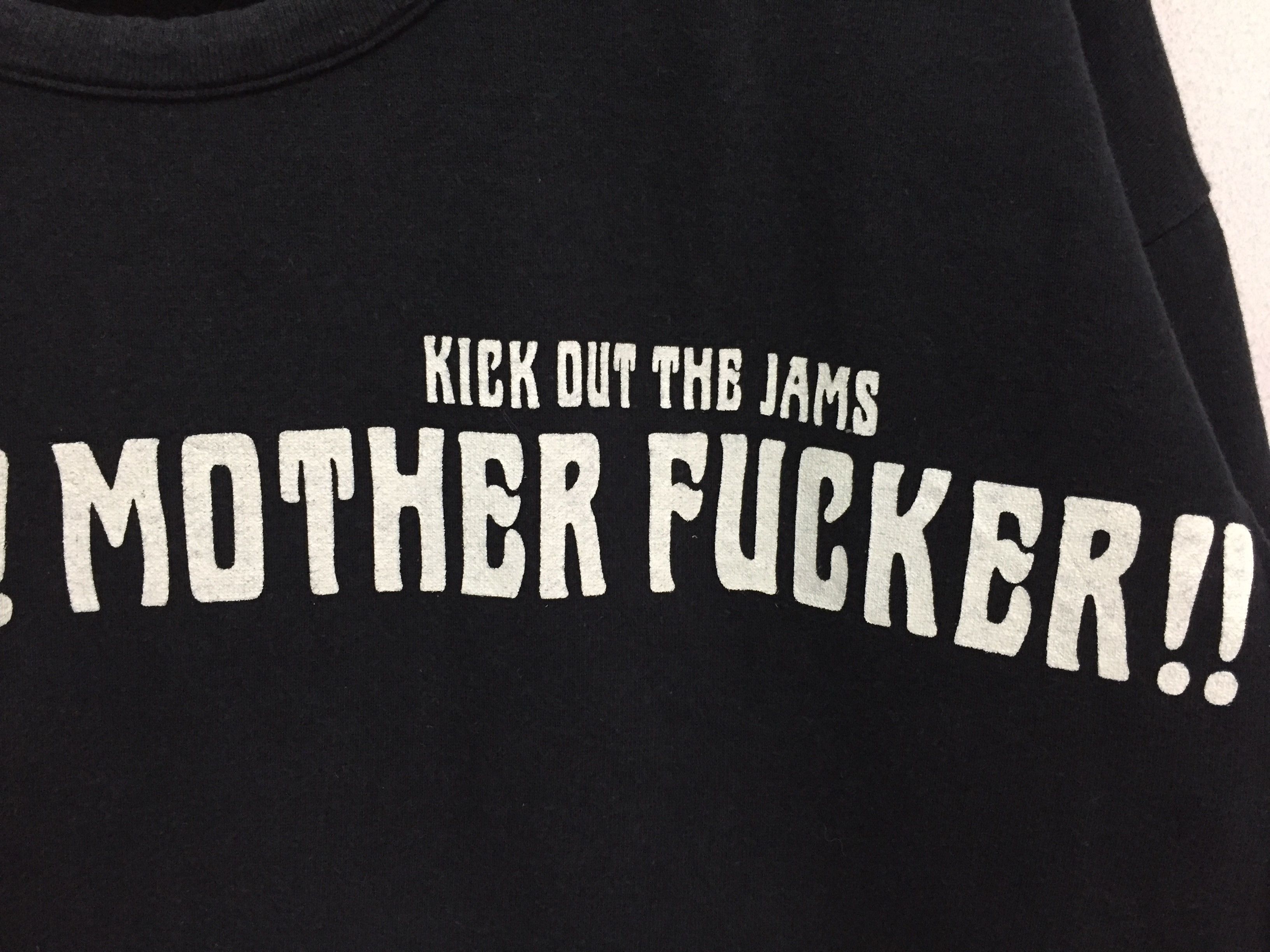 Band Tees × Hysteric Glamour Kick out the Jams Mother Fucker! oversize sweatshirt Size US M / EU 48-50 / 2 - 5 Thumbnail