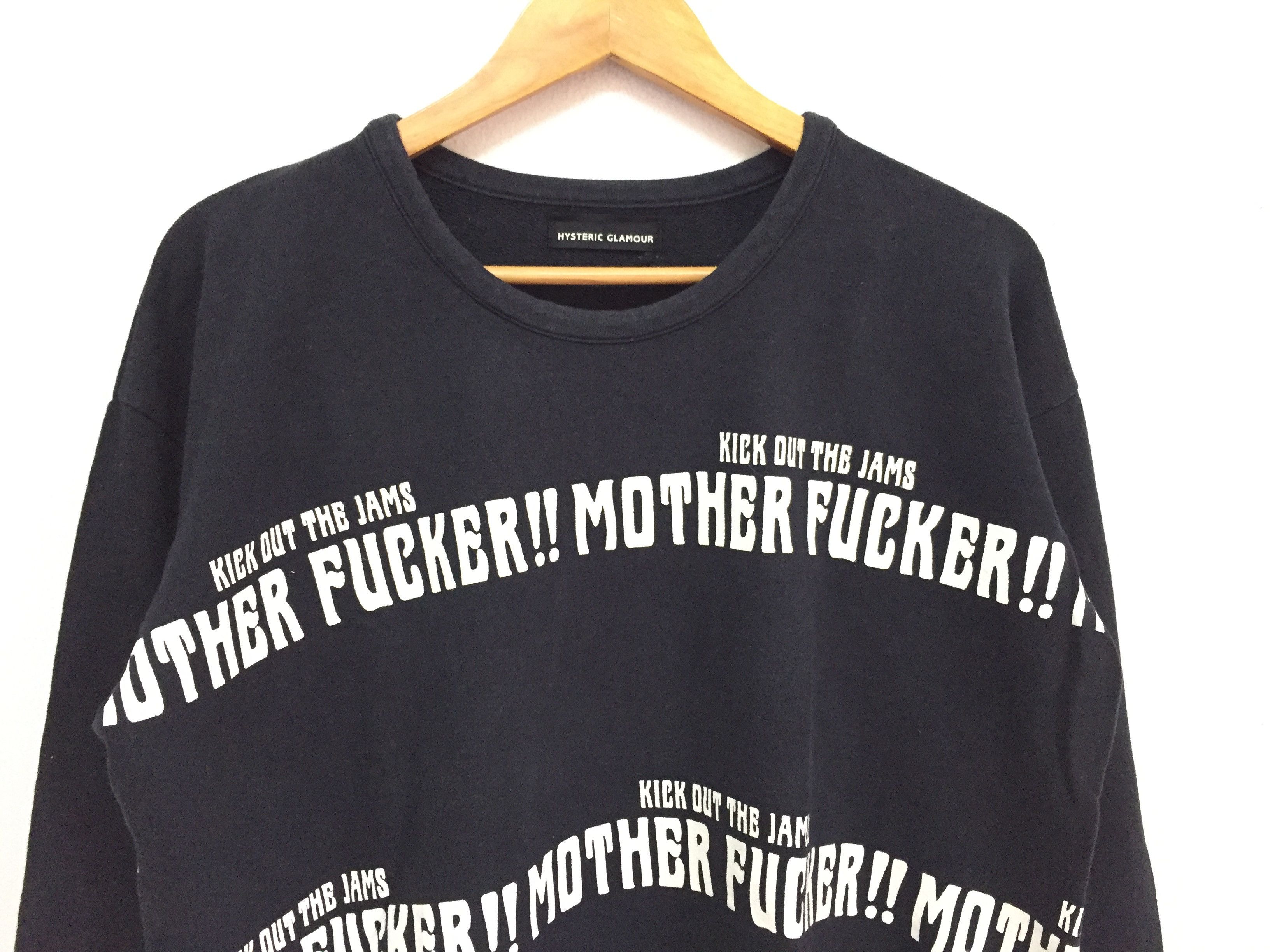 Band Tees × Hysteric Glamour Kick out the Jams Mother Fucker! oversize sweatshirt Size US M / EU 48-50 / 2 - 3 Thumbnail