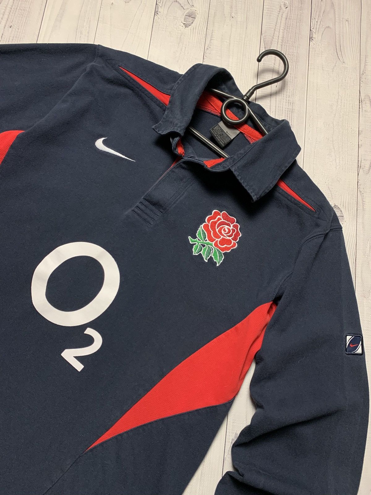 Nike Vintage Nike rugby England jersey long sleeve size M/L Size US L / EU 52-54 / 3 - 3 Thumbnail