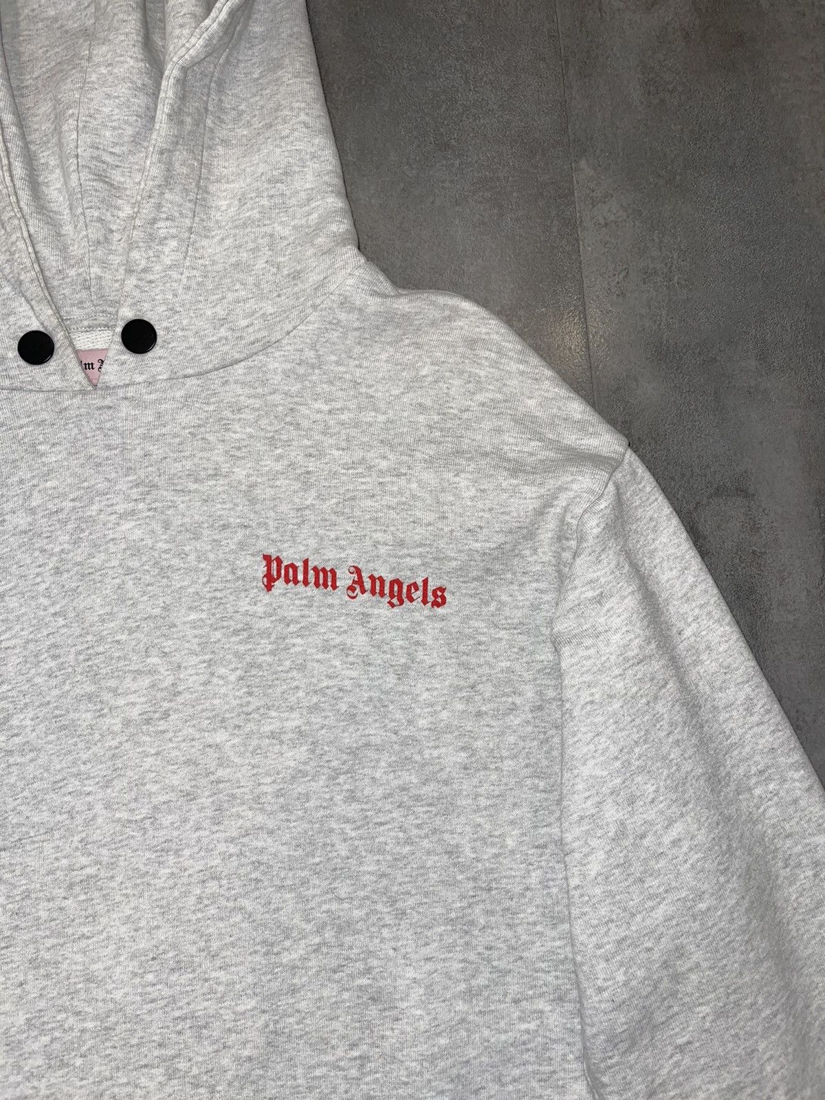 Palm Angels Palm Angels Big Logo "Adios" Grey Hoodie Size US L / EU 52-54 / 3 - 7 Thumbnail