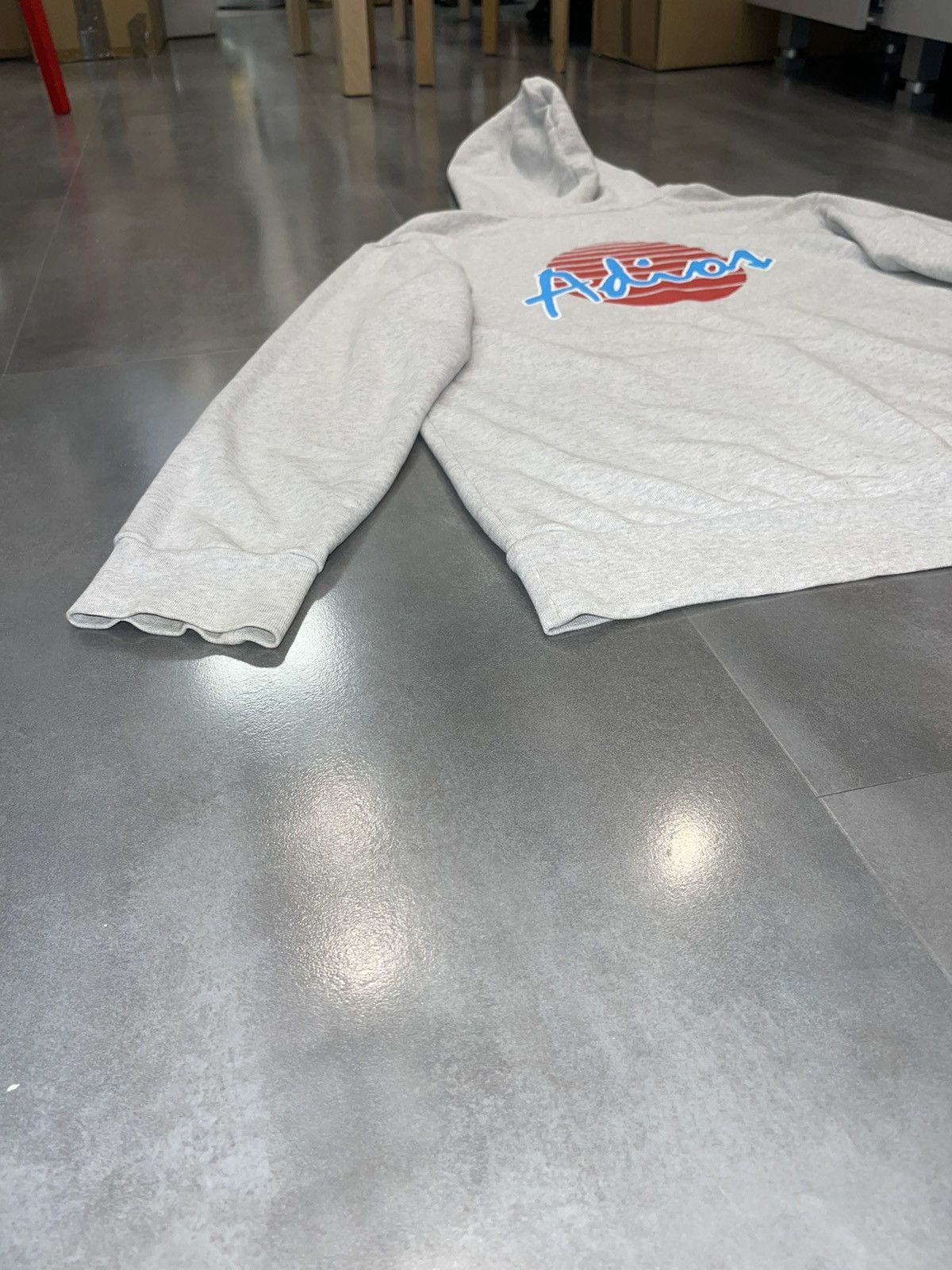Palm Angels Palm Angels Big Logo "Adios" Grey Hoodie Size US L / EU 52-54 / 3 - 10 Thumbnail