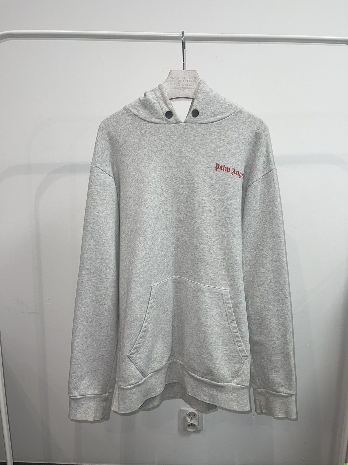 Palm Angels Palm Angels Big Logo "Adios" Grey Hoodie Size US L / EU 52-54 / 3 - 15 Thumbnail