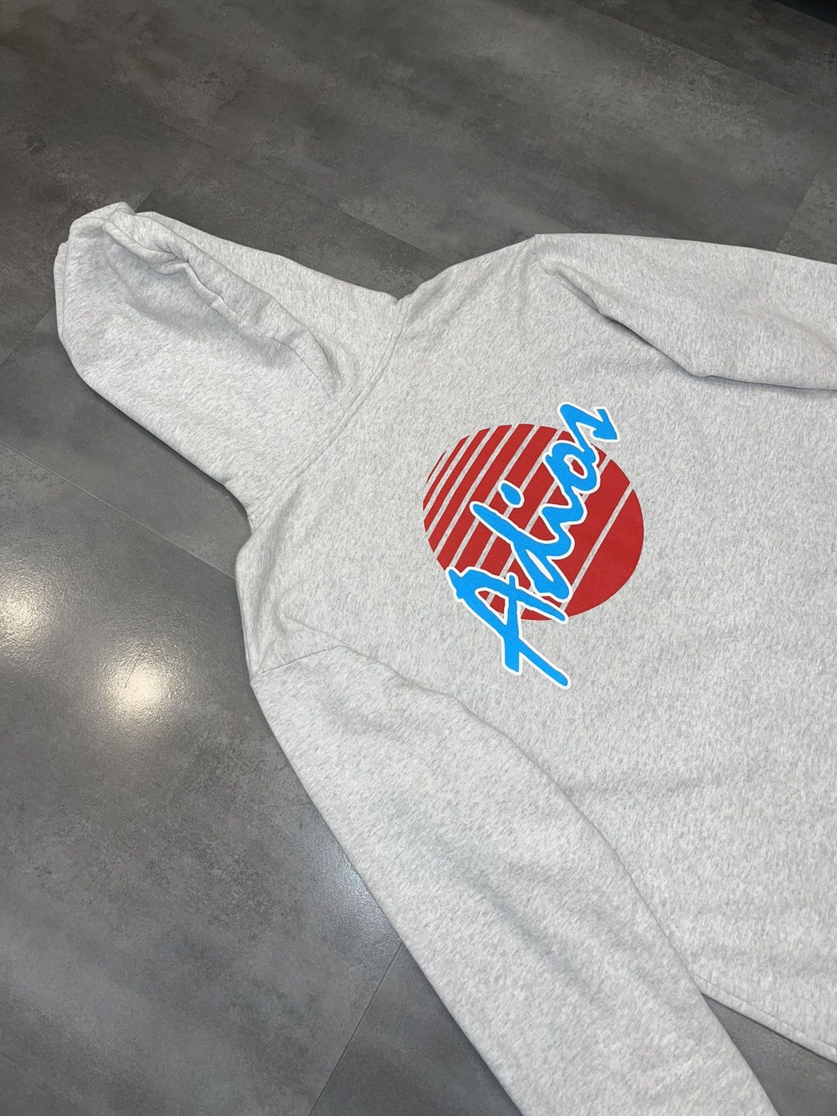 Palm Angels Palm Angels Big Logo "Adios" Grey Hoodie Size US L / EU 52-54 / 3 - 11 Thumbnail