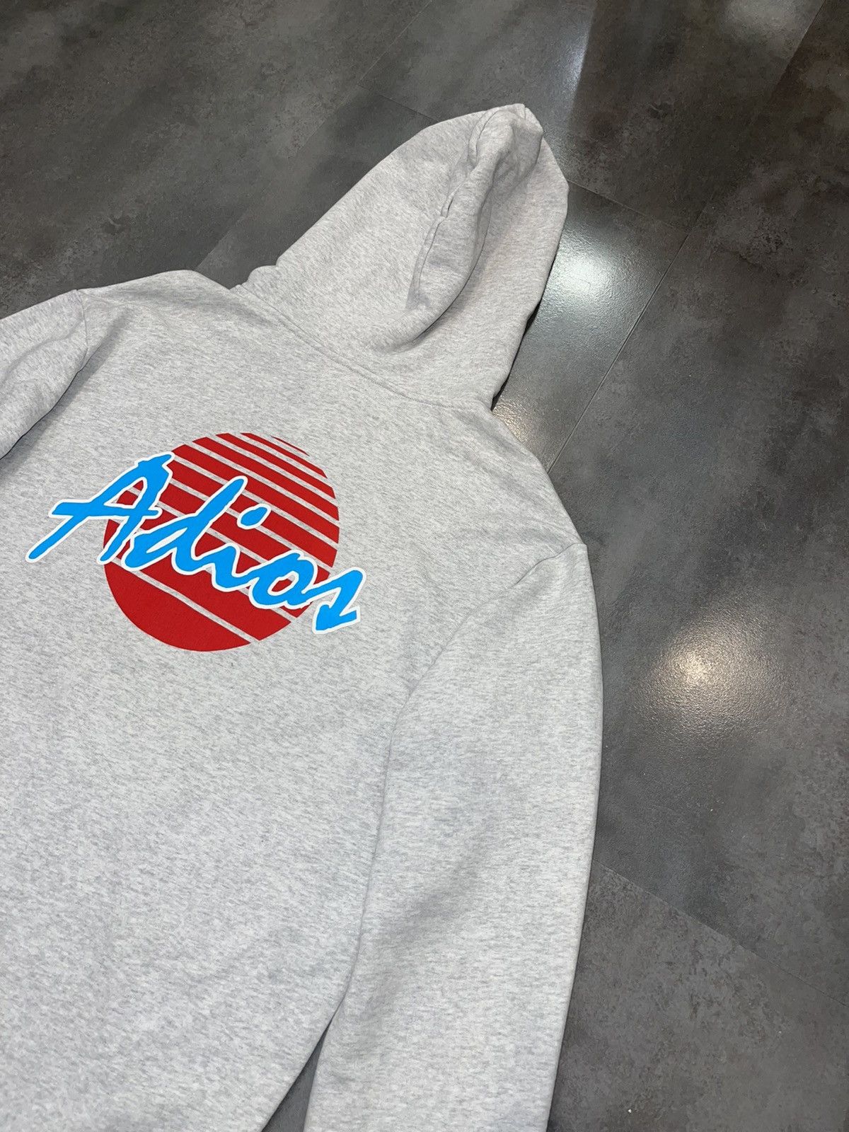 Palm Angels Palm Angels Big Logo "Adios" Grey Hoodie Size US L / EU 52-54 / 3 - 2 Thumbnail